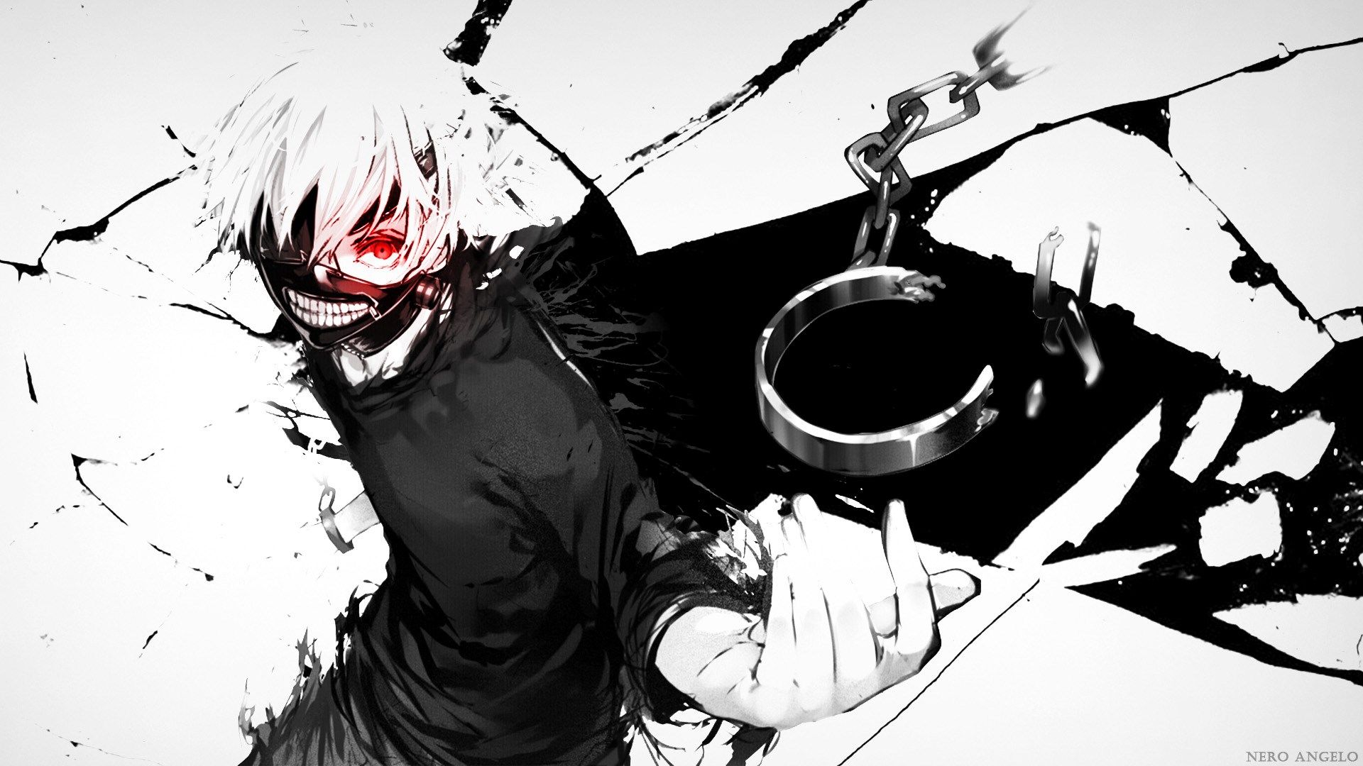 Cool Tokyo Ghoul Wallpaper Gif For Phone - HD Wallpaper 