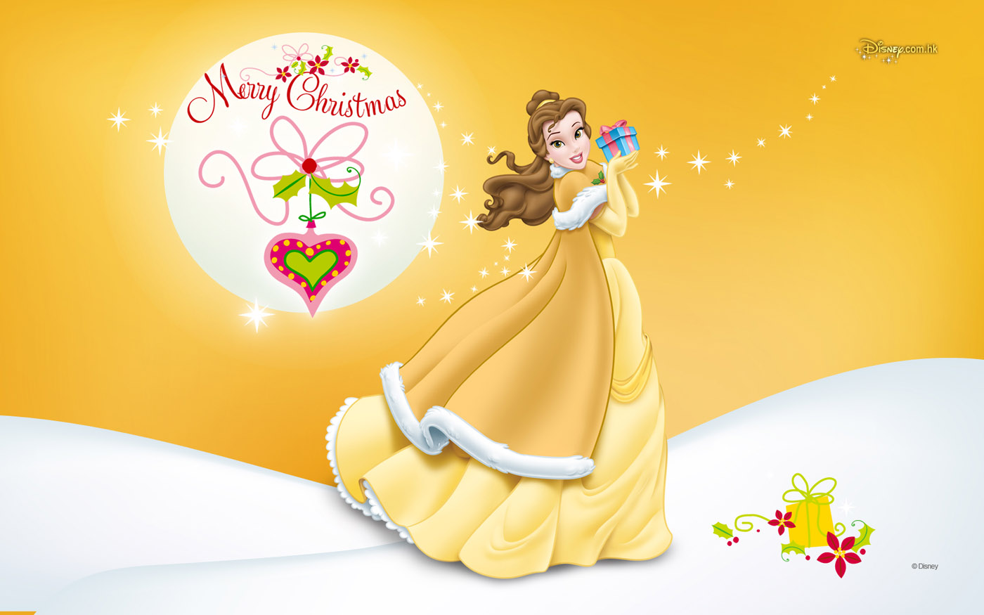 Disney Princess - Beauty And The Beast Belle Background - HD Wallpaper 