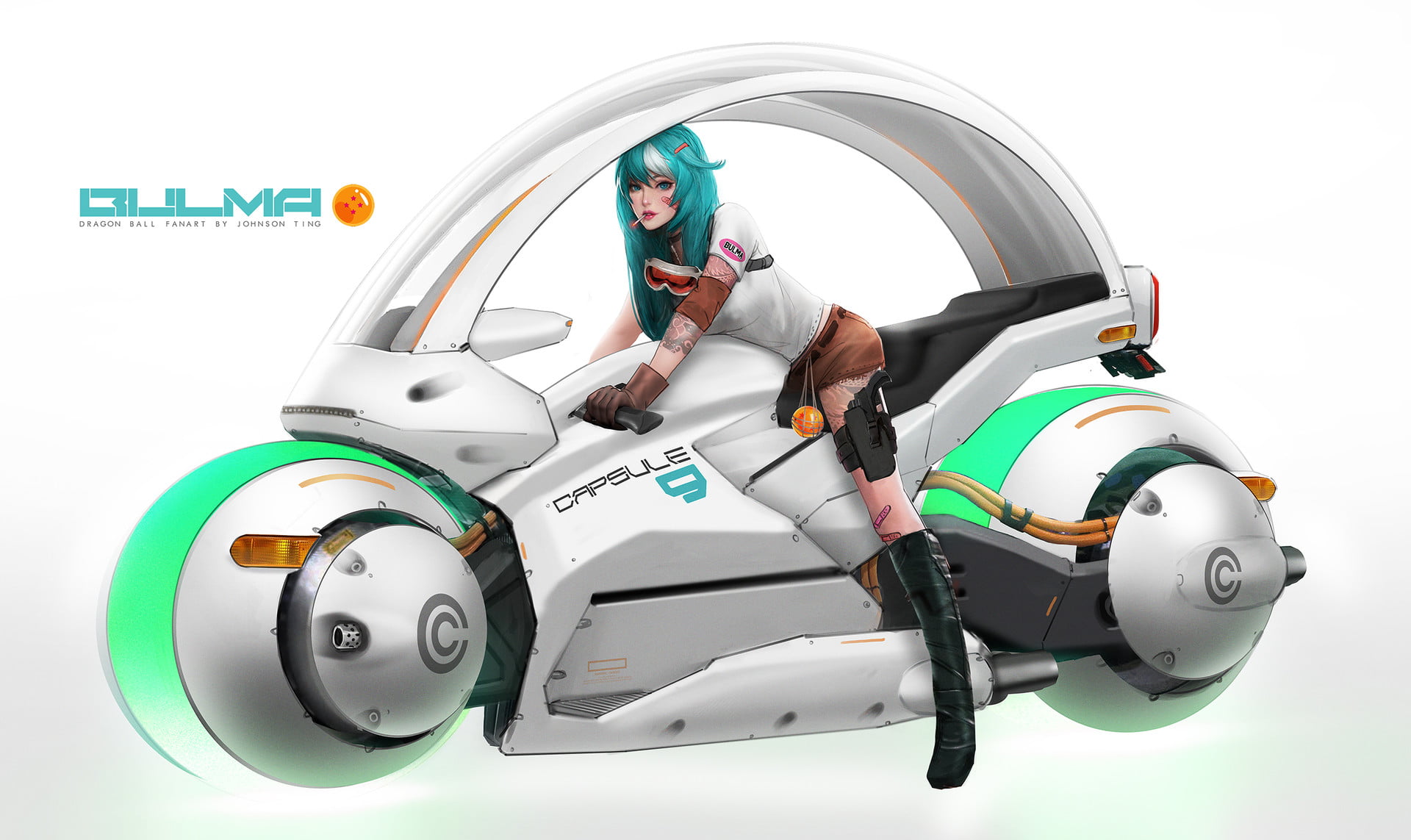 Bulma Bike - HD Wallpaper 