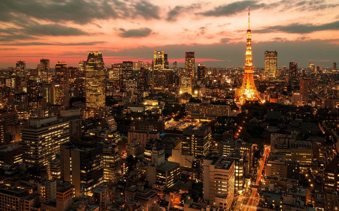 Great Tokyo Tower Wallpaper - 4k Ultra Hd Tokyo - HD Wallpaper 