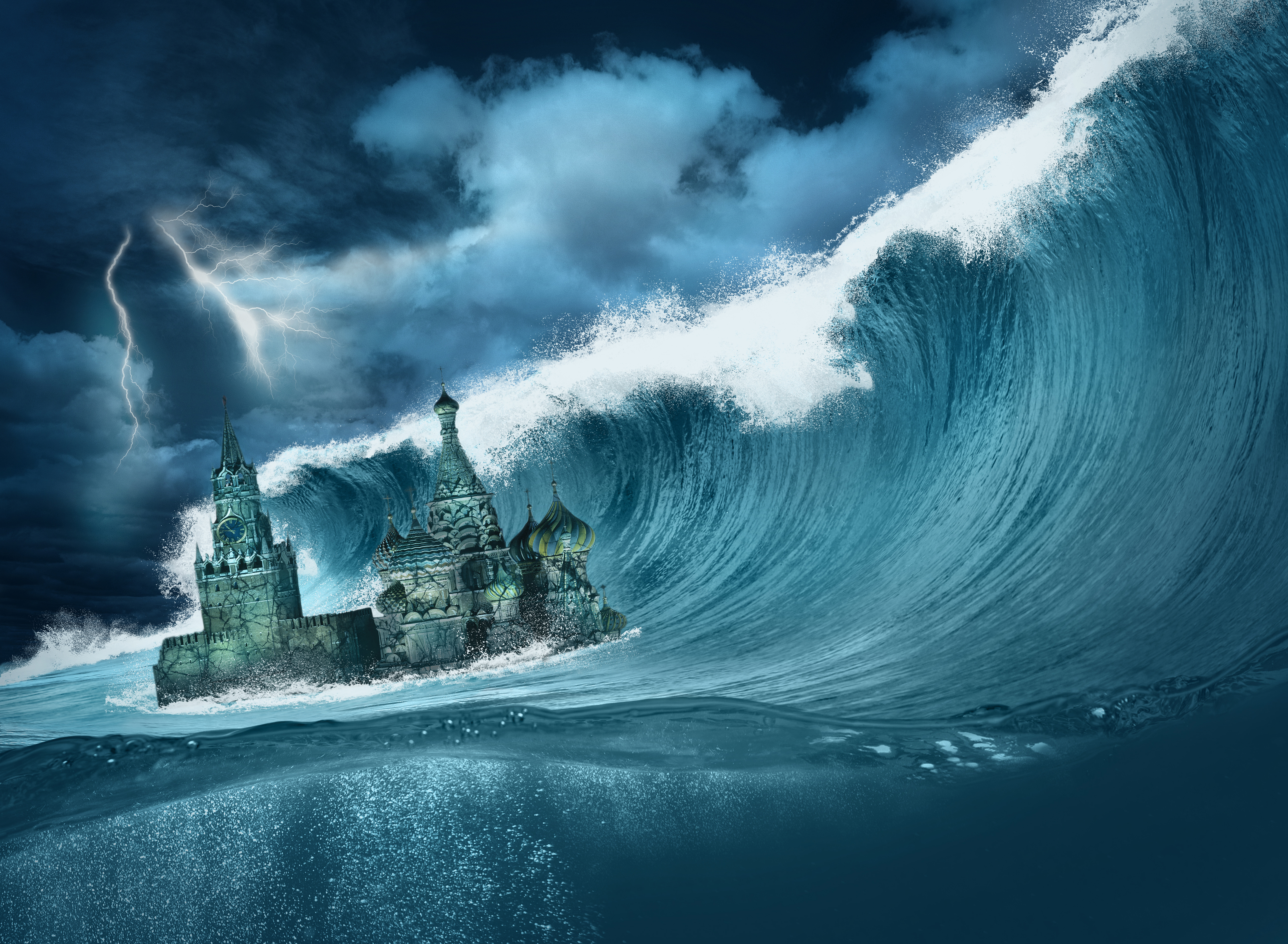 Ocean Storm - HD Wallpaper 