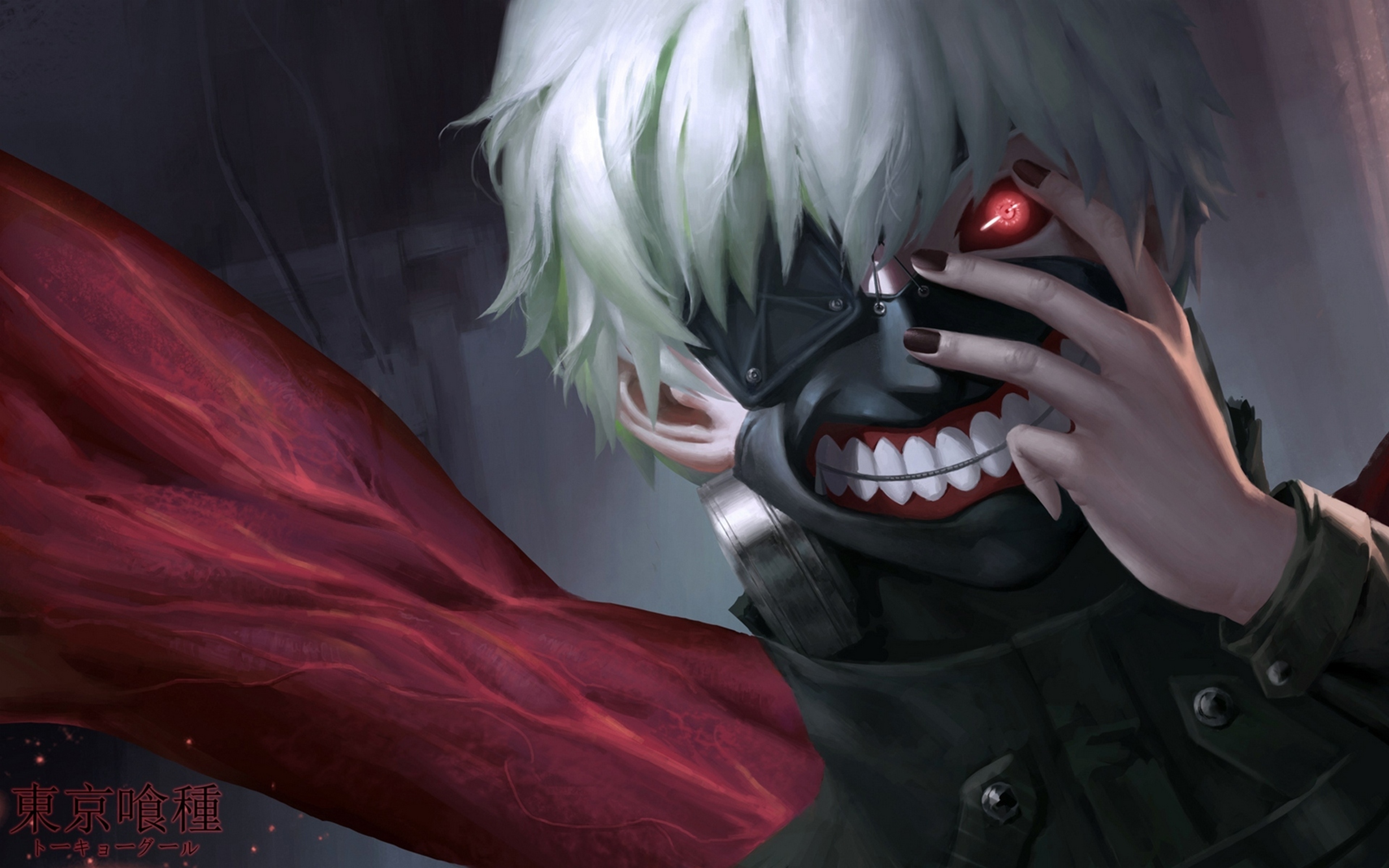 2018 05 23 - Tokyo Ghoul Kaneki Red Eye - HD Wallpaper 