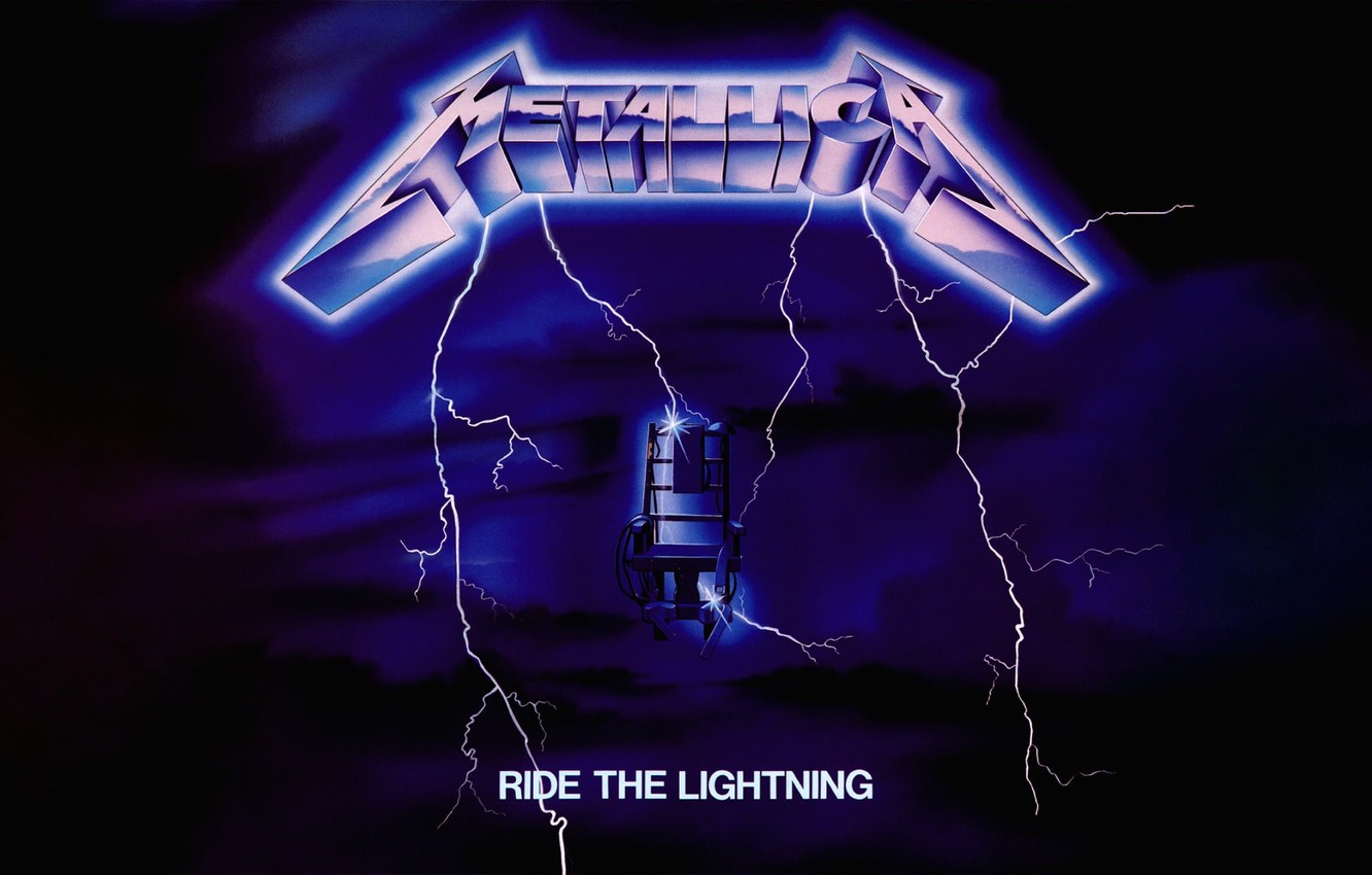 Photo Wallpaper Lightning, Album, Metallica, Thrash - Metallica Ride The Lightning Cover - HD Wallpaper 