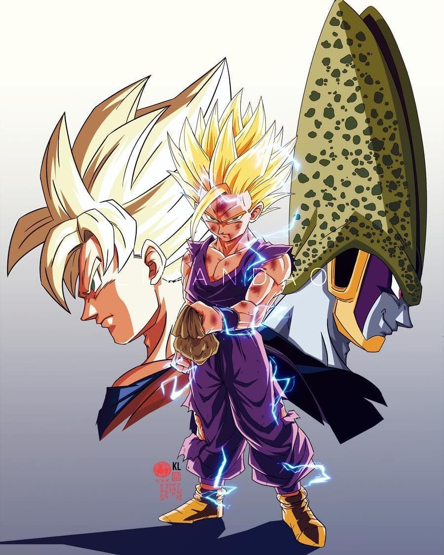Teen Gohan Ssj2 Fanart - HD Wallpaper 