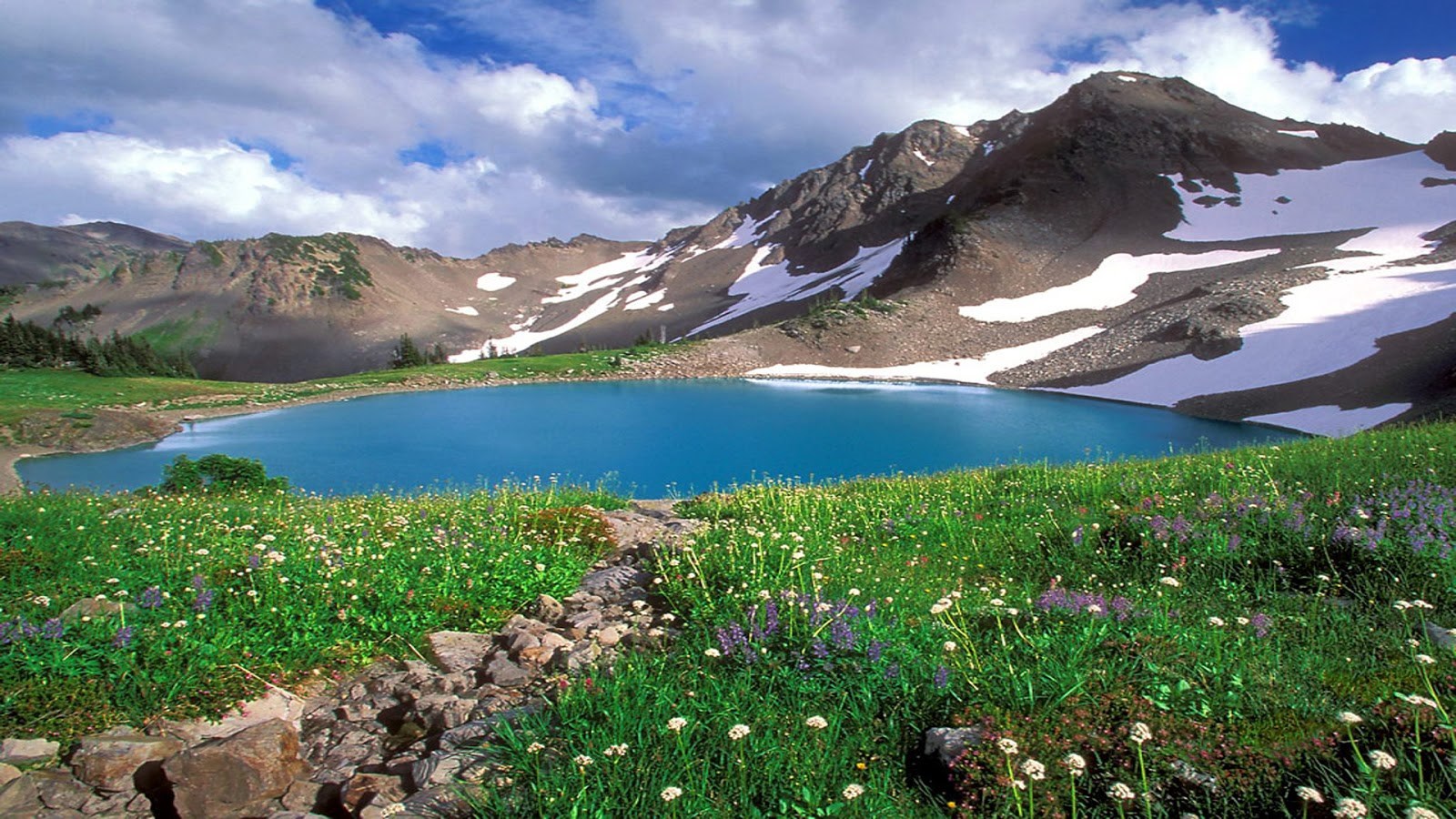 Hidden Lake Olympic National Park - HD Wallpaper 