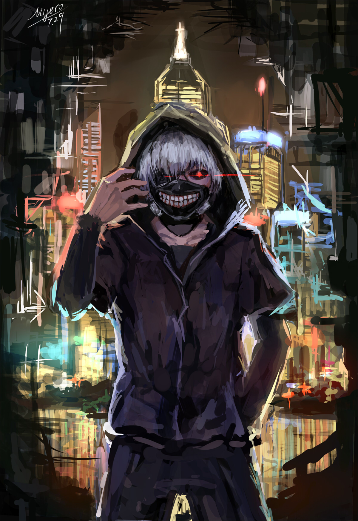 Ken Kaneki Iphone Wallpaper Hd - HD Wallpaper 