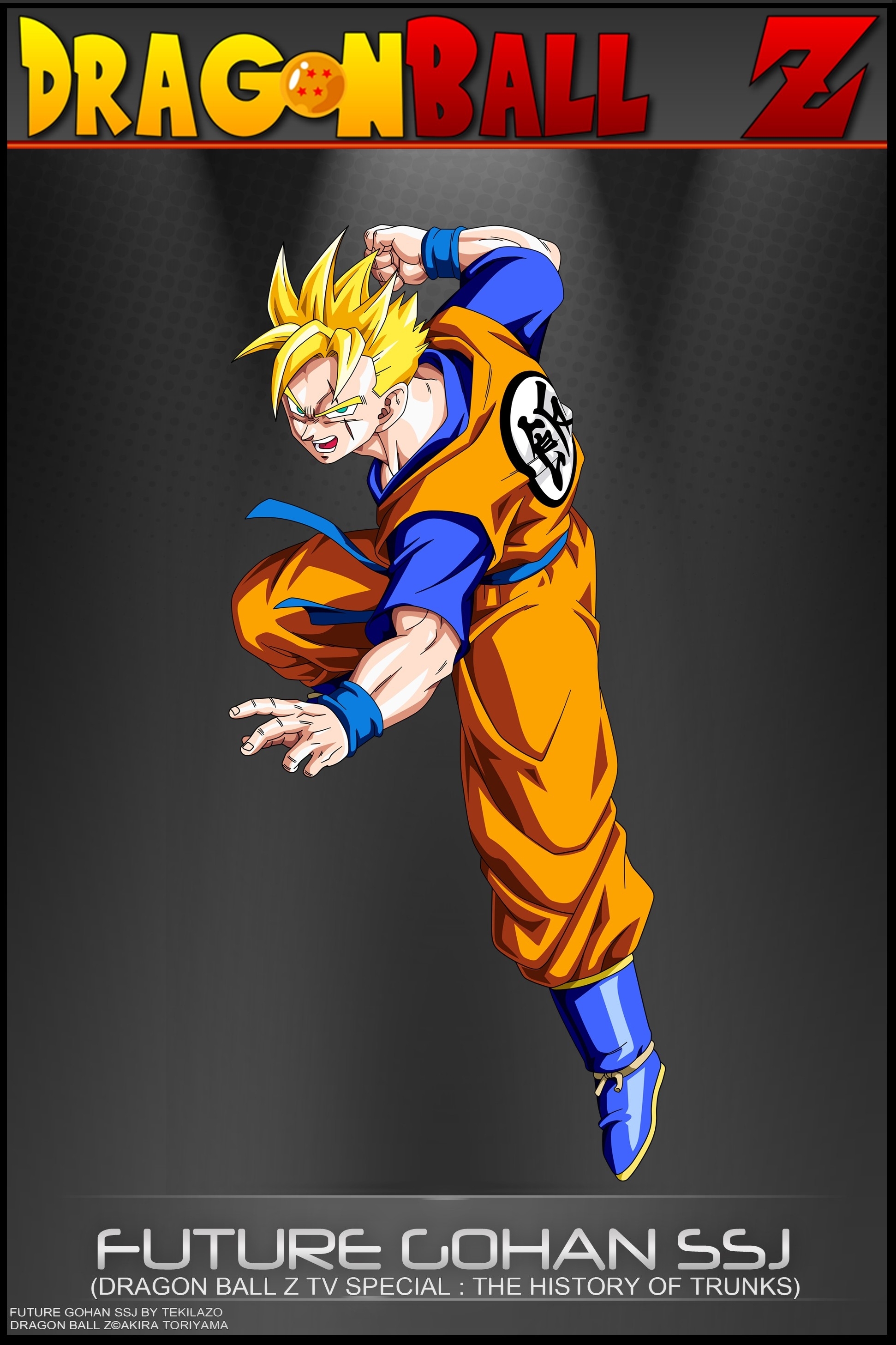 Gohan Future Dragon Ball Z Dragon Ball Wallpaper - Dragon Ball Z Vegeta By Tekilazo - HD Wallpaper 