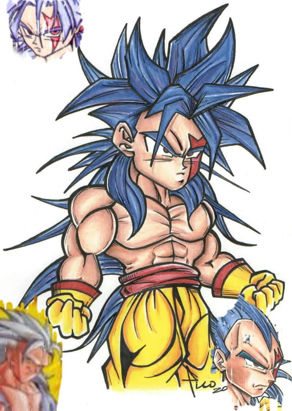 Gohan Ssj6 - HD Wallpaper 