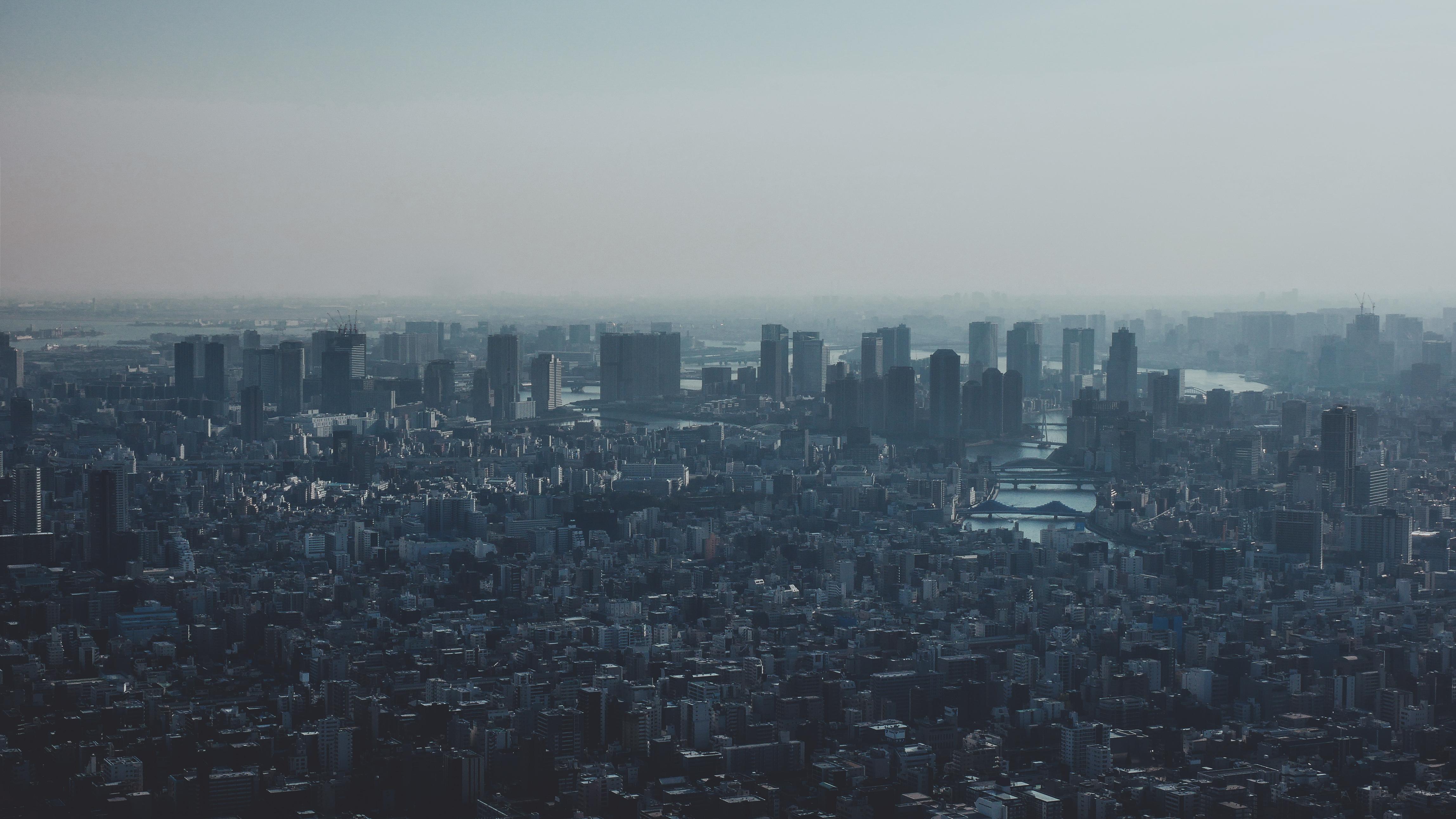 Tokyo City View Wallpaper - Tokyo 4k - HD Wallpaper 