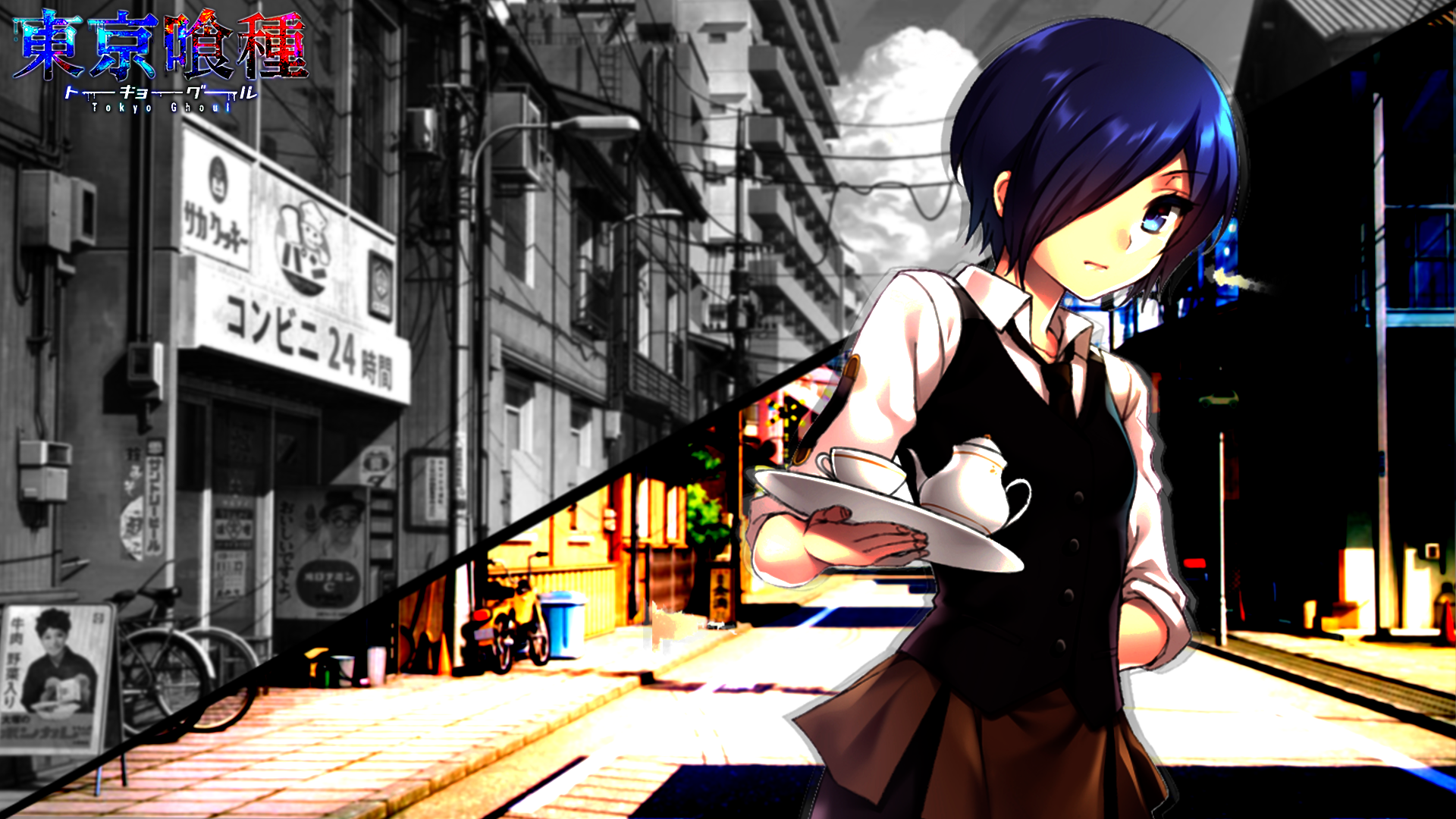 Anime Wallpaper Street - HD Wallpaper 