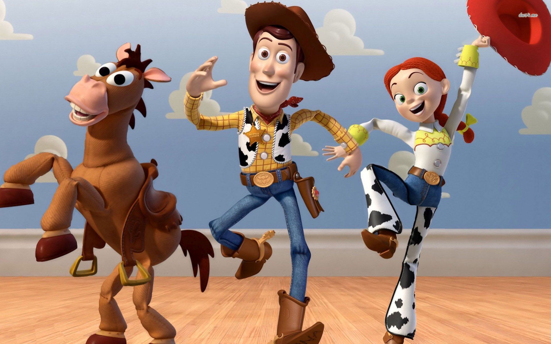 Toys Story Woody And Bullseye - HD Wallpaper 