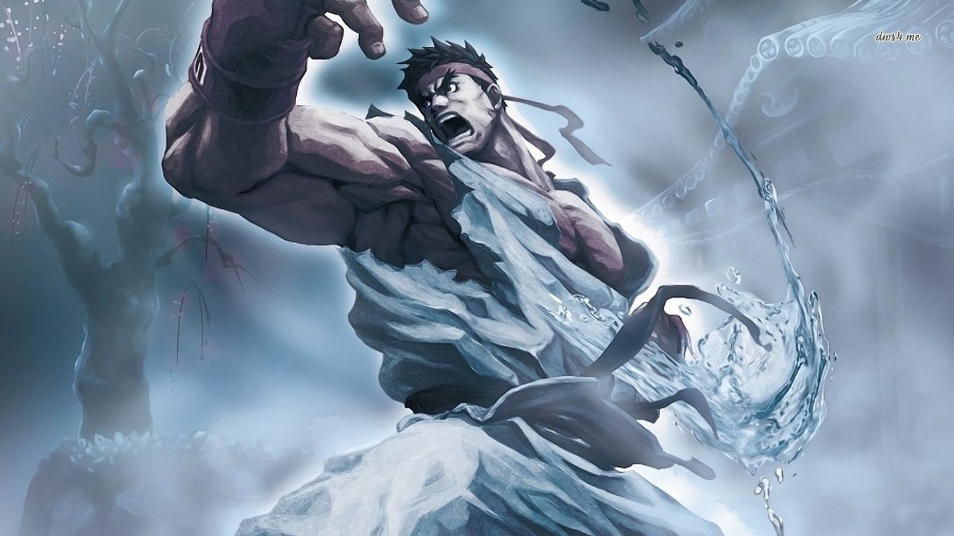 Ryu Street Fighter Wallpaper Art - HD Wallpaper 