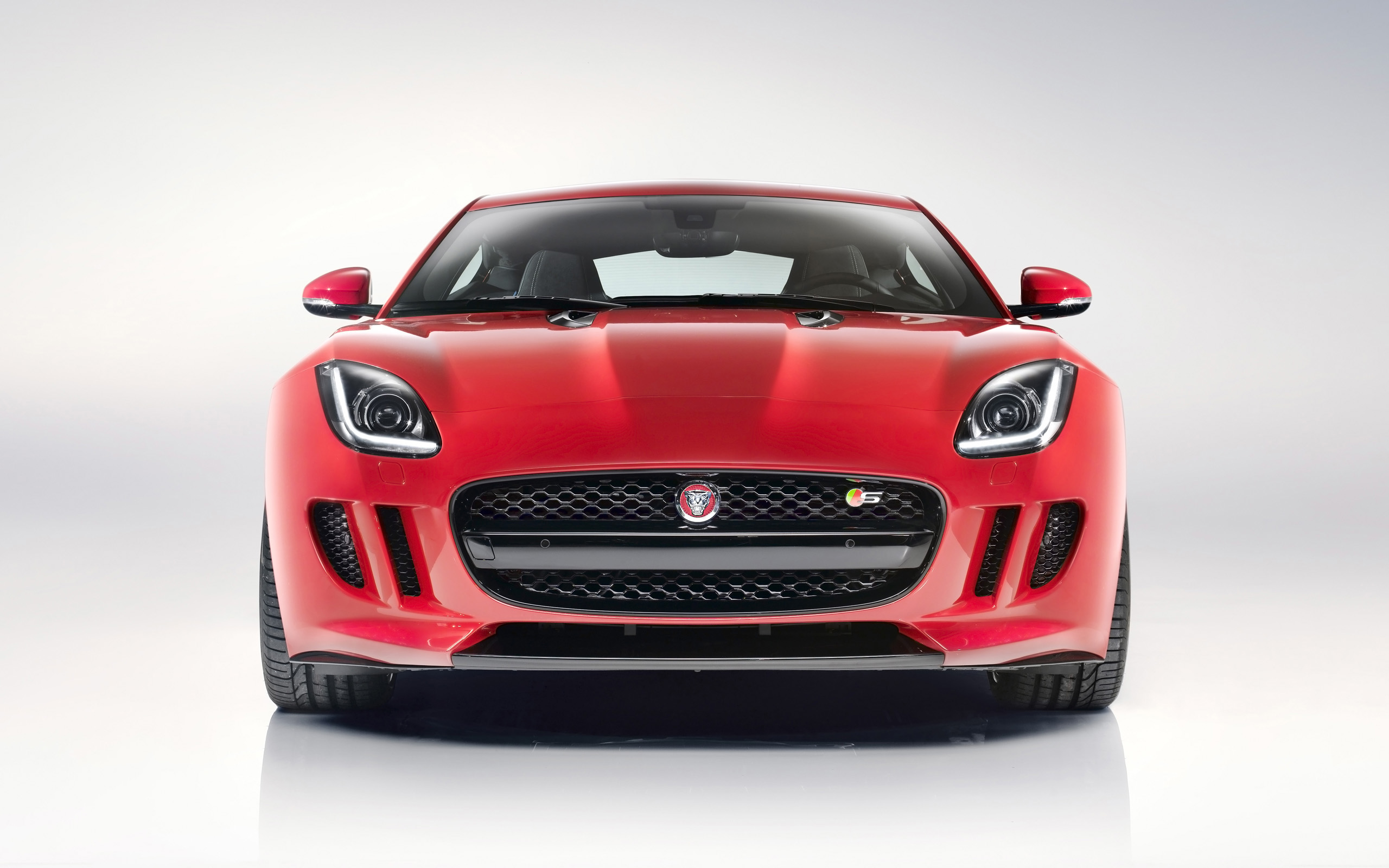 2014 Jaguar F Type R Coupe 6 Wallpaper Hd Car Wallpape - Jaguar F Type Front End - HD Wallpaper 