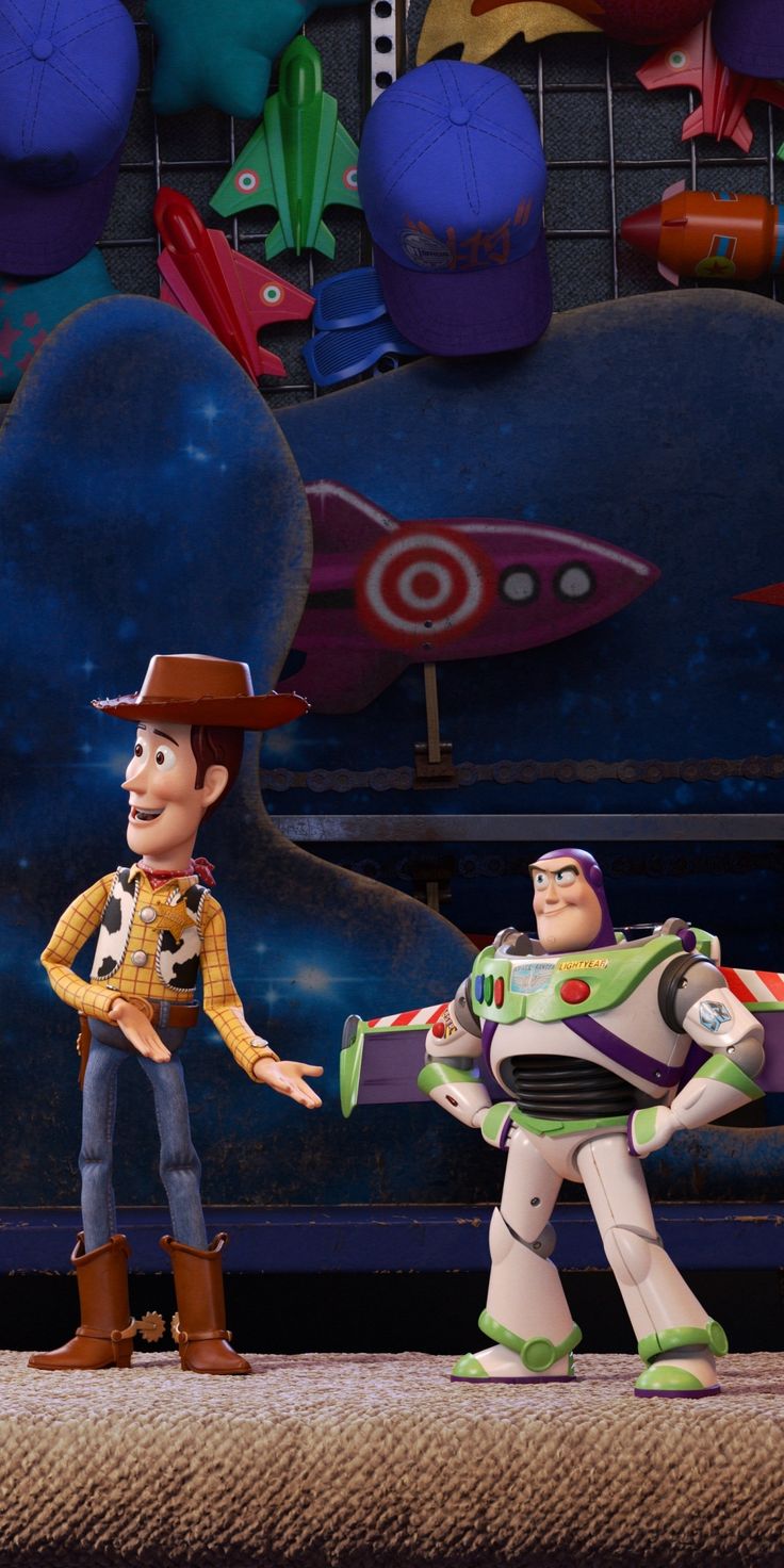 Woody, Wallpaper, Toy, Story, Movie, Lightyear, Buzz, - Woody Y Buzz Toy Story 4 - HD Wallpaper 