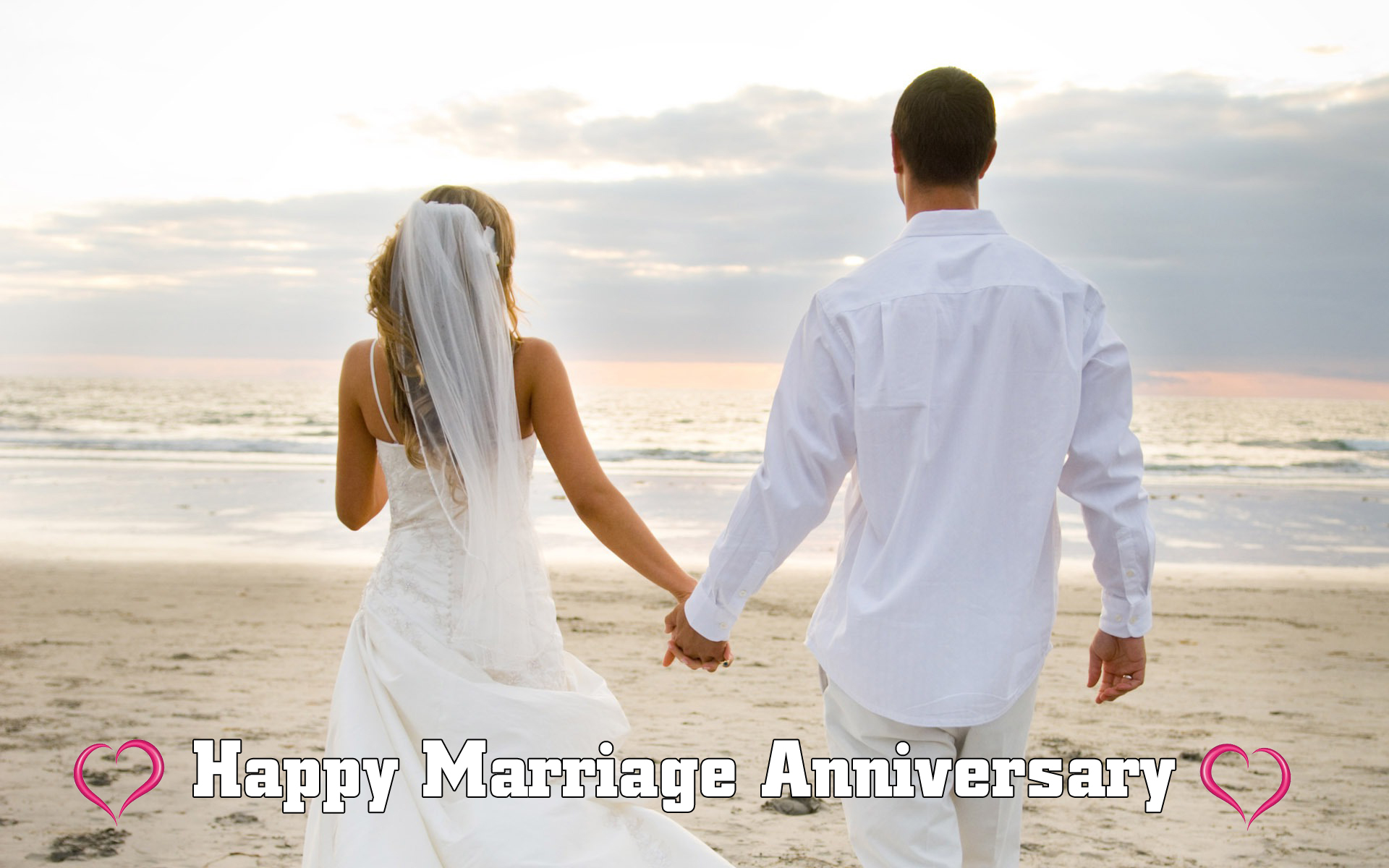 Happy Marriage Anniversary Couple - HD Wallpaper 