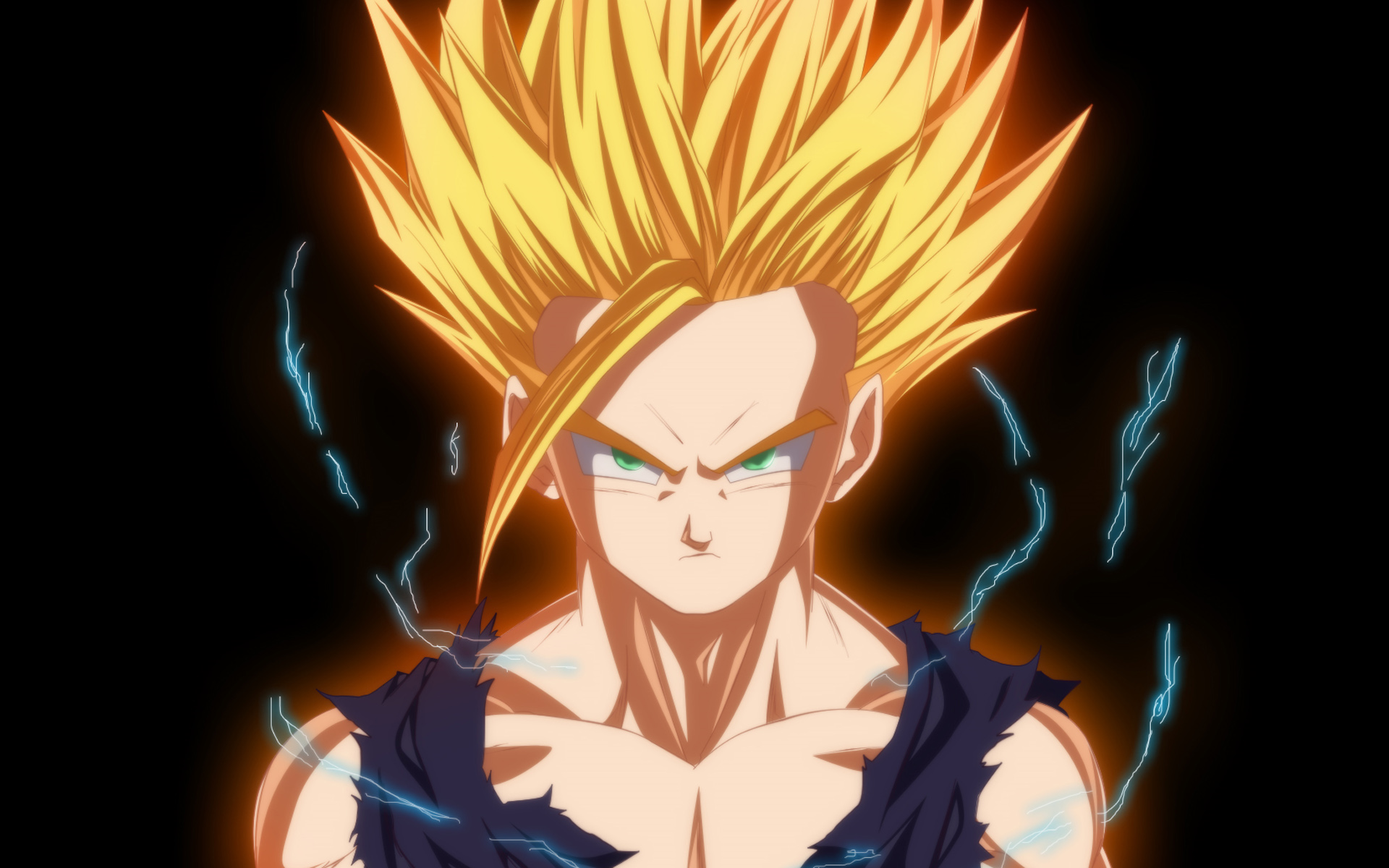 Gohan Ssj2, Fan Art, Profile, Dragon Ball Z, Manga, - Dragon Ball Z Gohan Ssj2 - HD Wallpaper 