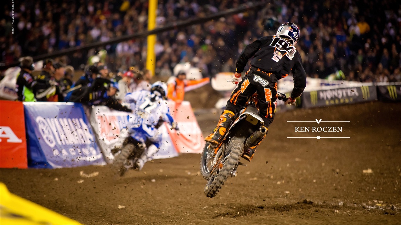 Ama Supercross Anaheim The First Stop Ken Roczen Wallpaper2011 - Freestyle Motocross - HD Wallpaper 