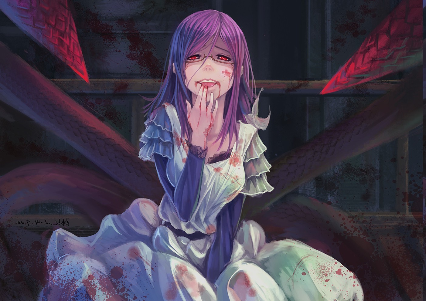 Tokyo Ghoul Anime Girl - HD Wallpaper 