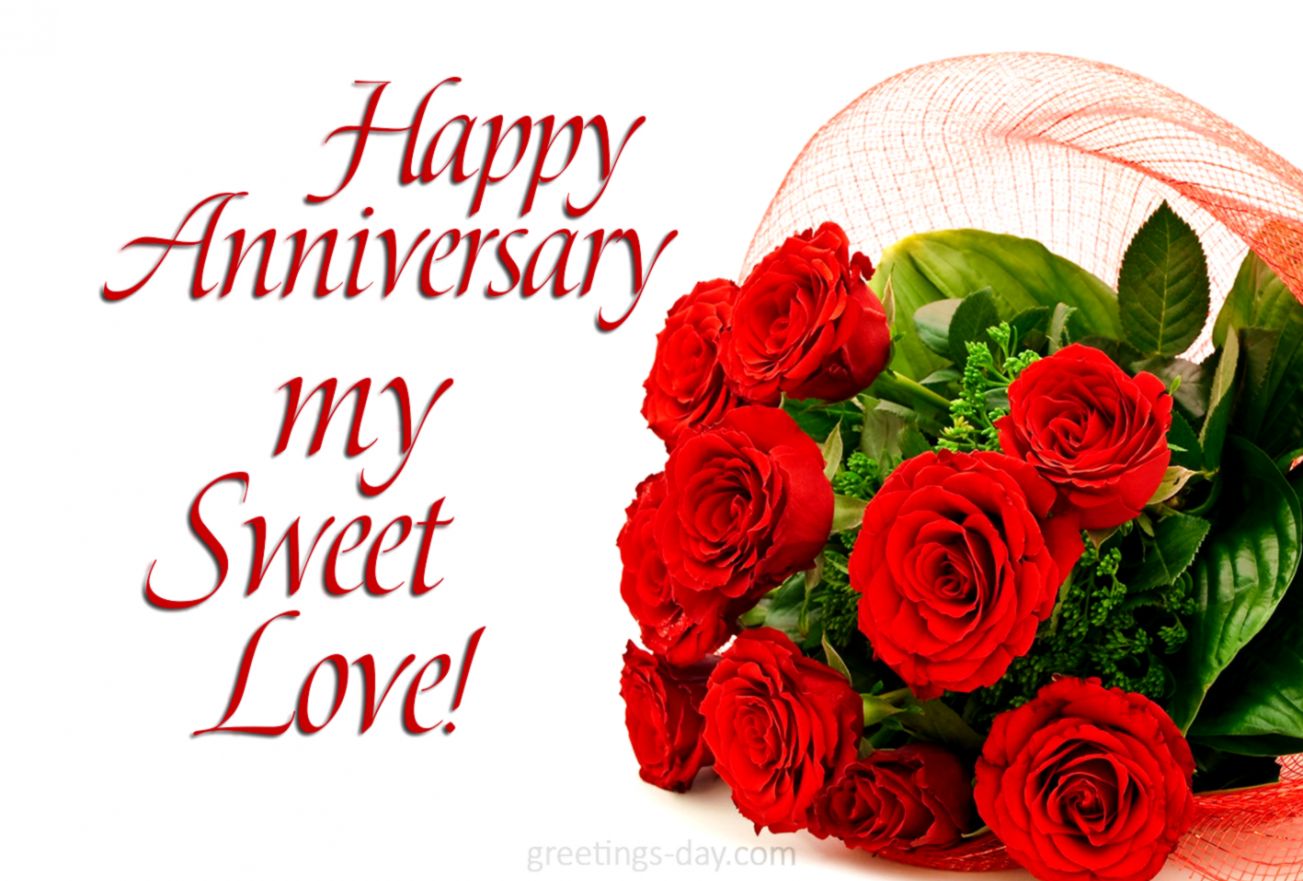 Happy Anniversary My Sweet - My Happy Anniversary Day - HD Wallpaper 