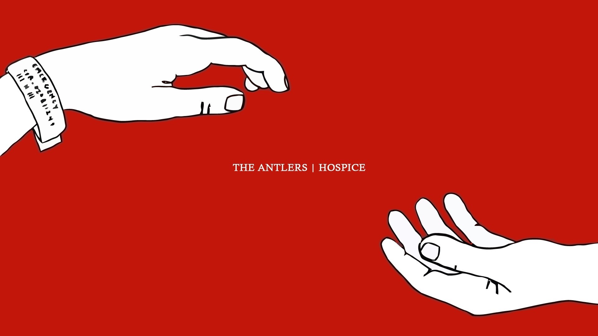 1920x1080, Rock The Antlers Indie Simple Background - Antlers Hospice - HD Wallpaper 