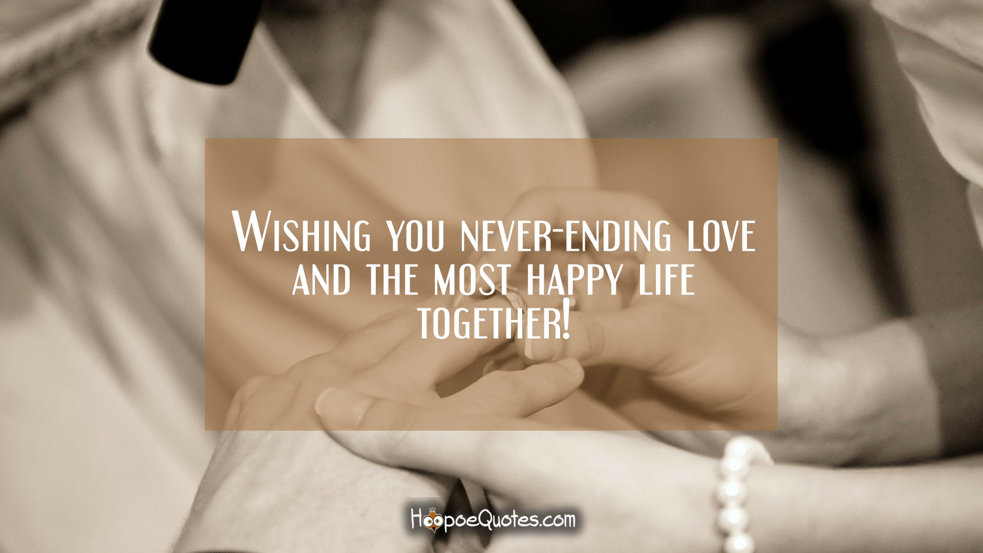 Wish You Happy Life Together - HD Wallpaper 