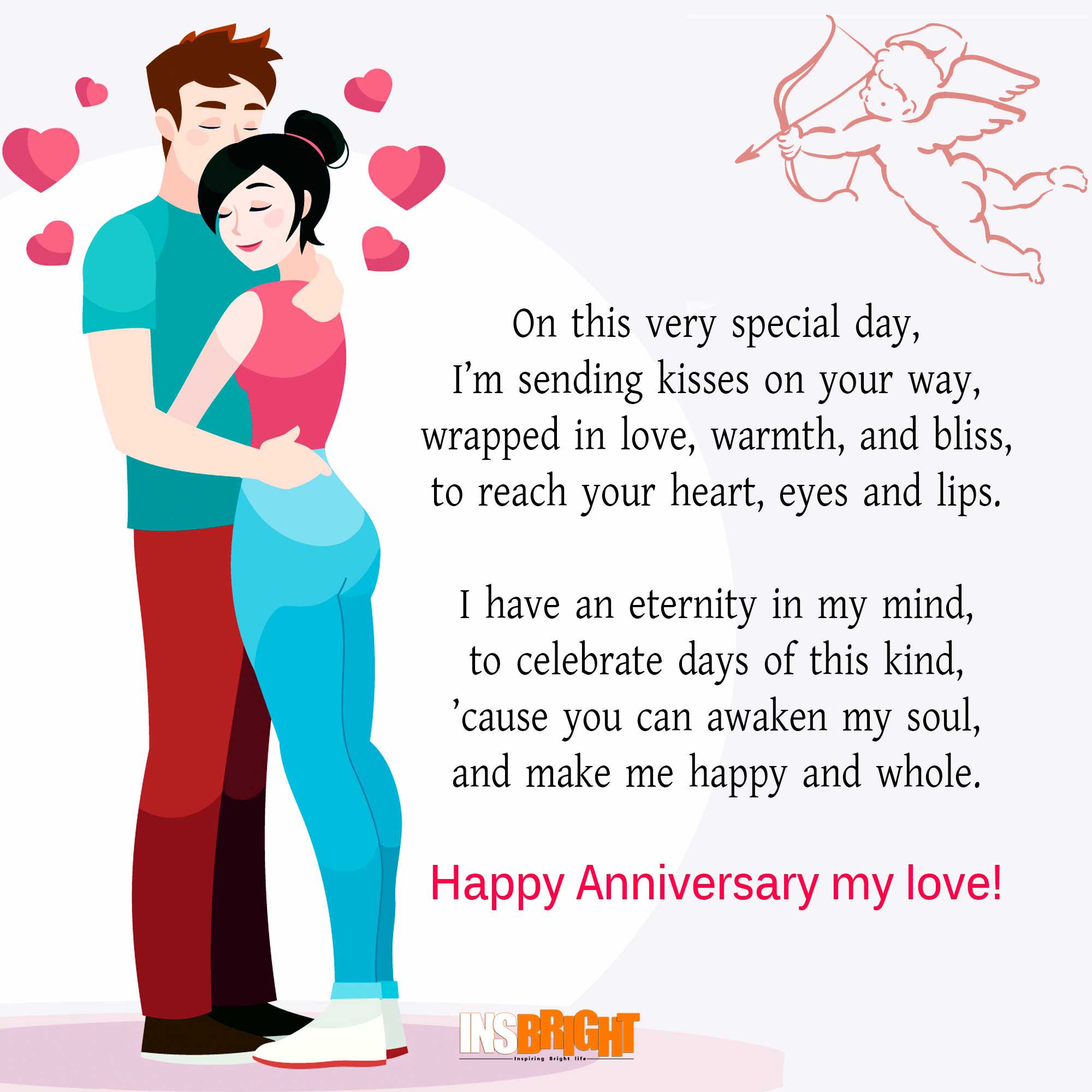 Romantic Happy Anniversary Boyfriend - HD Wallpaper 
