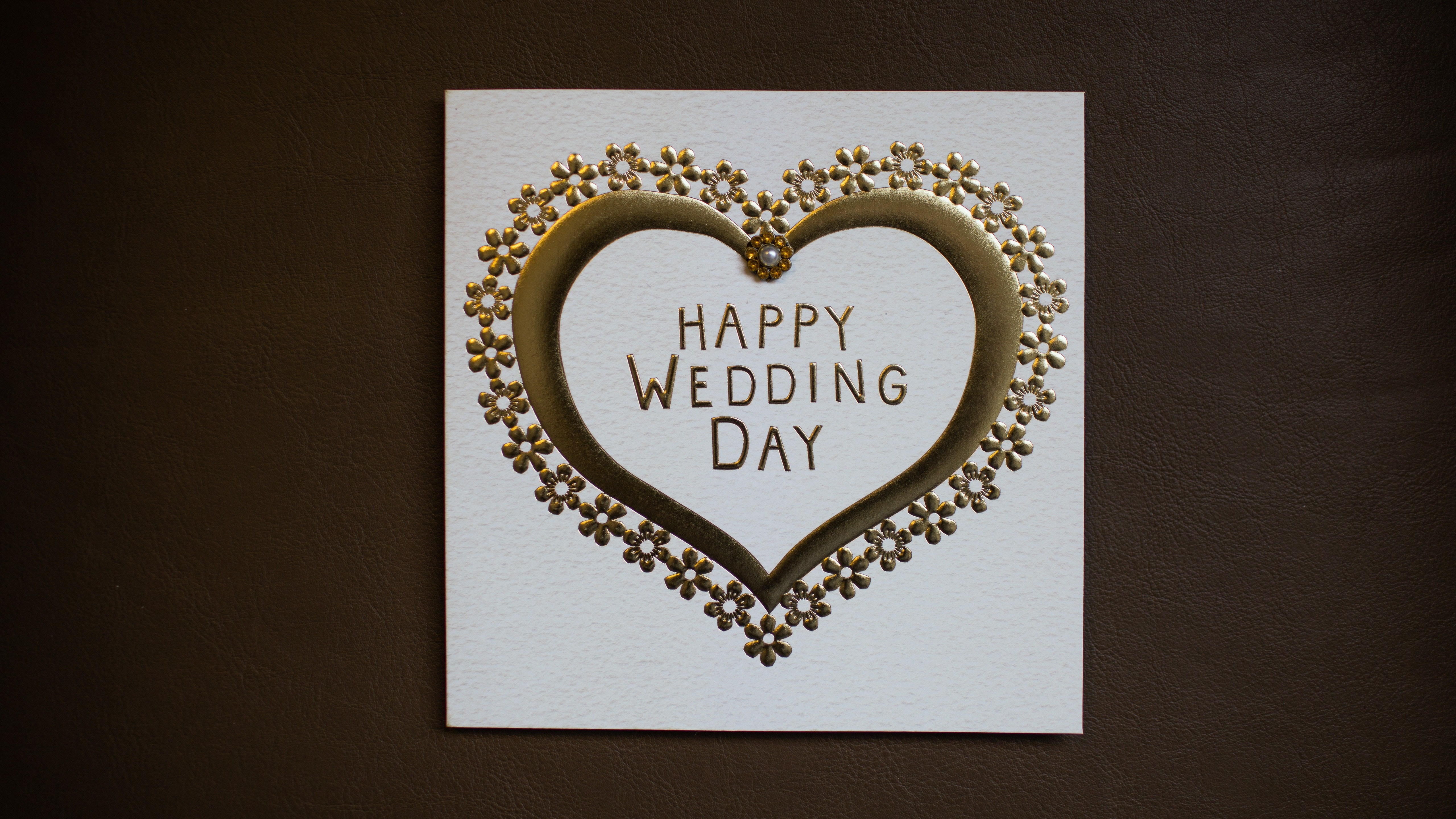 Happy Wedding Day 5k Wallpaper - Wedding Card Design Png 2019 - HD Wallpaper 