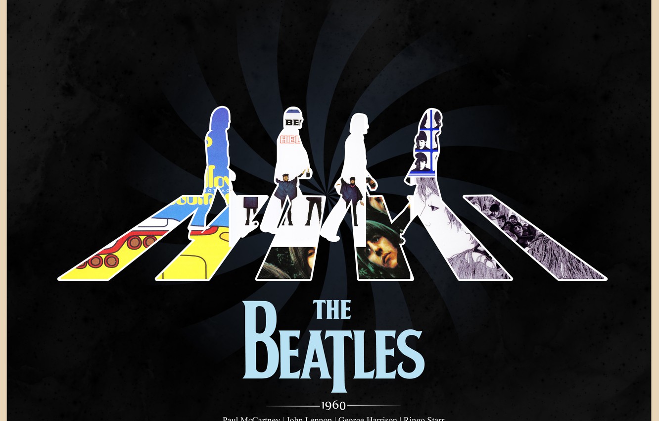 Photo Wallpaper Abbey Road, The Beatles, Rock, Paul - Beatles Abbey Road Wallpaper Hd - HD Wallpaper 