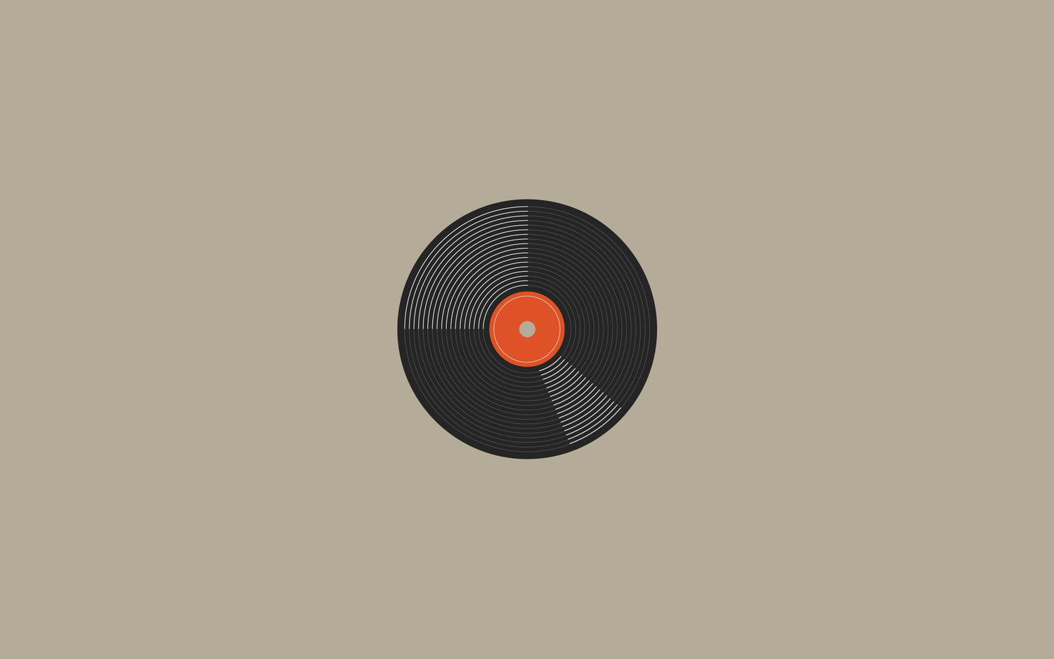 Vinyl Minimalist - HD Wallpaper 