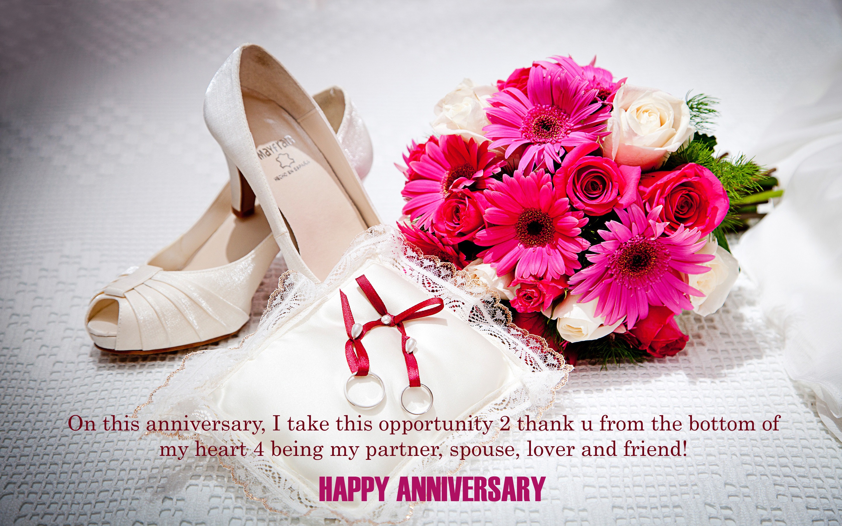 Happy Marriage Anniversary 1080p Hd Wallpapers - Beautiful Flowers And  Gifts - 2880x1800 Wallpaper 