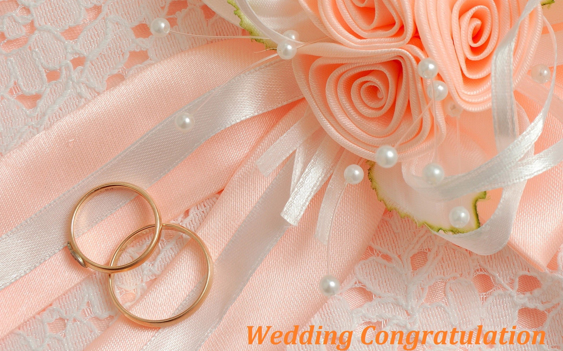 1920x1200, Wedding Wishes And Congratulation 
 Data - Peach Colour Wedding Background - HD Wallpaper 