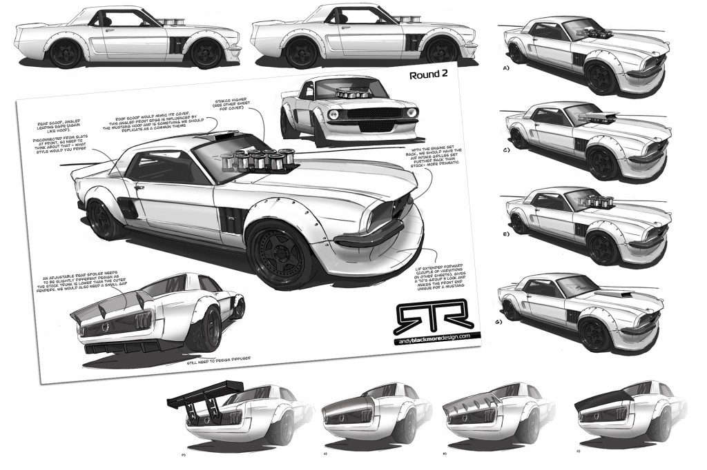 For Sh1 - 1965 Mustang Rtr Body Kit - HD Wallpaper 