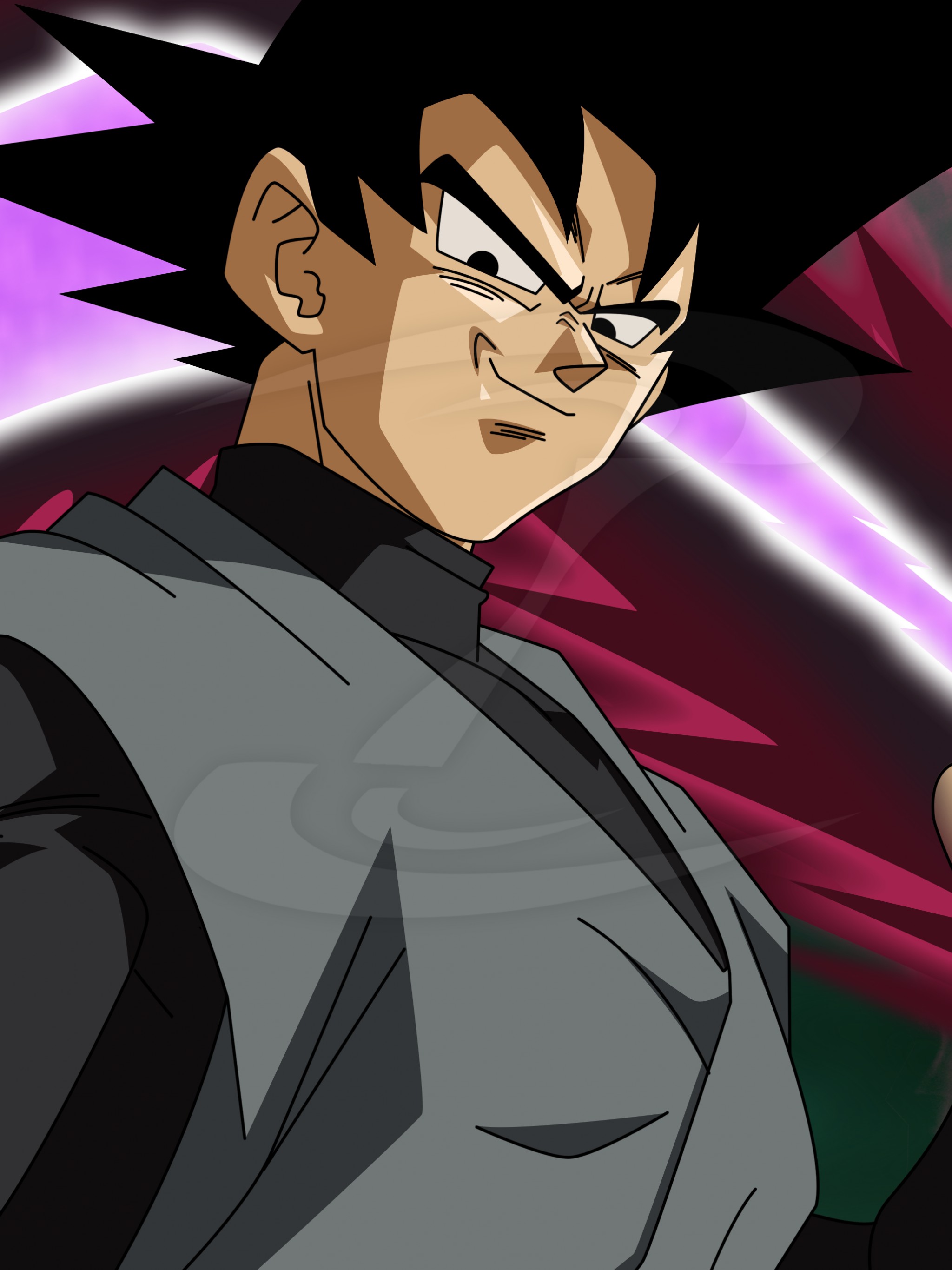 Black Goku Ssj White - HD Wallpaper 