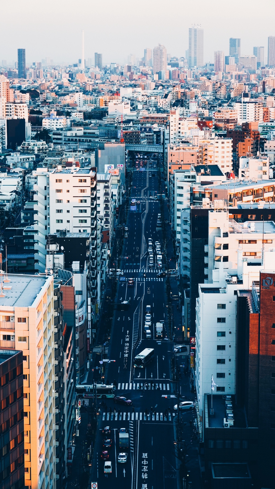 Wallpaper City, Street, Road, Buildings, Tokyo - Tokyo Wallpaper Iphone 6 - HD Wallpaper 
