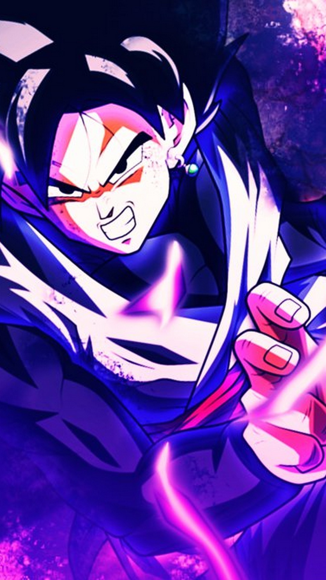 Wallpaper Black Goku Iphone With Image Resolution Pixel - Goku Black  Wallpapers For Mobile - 1080x1920 Wallpaper - teahub.io