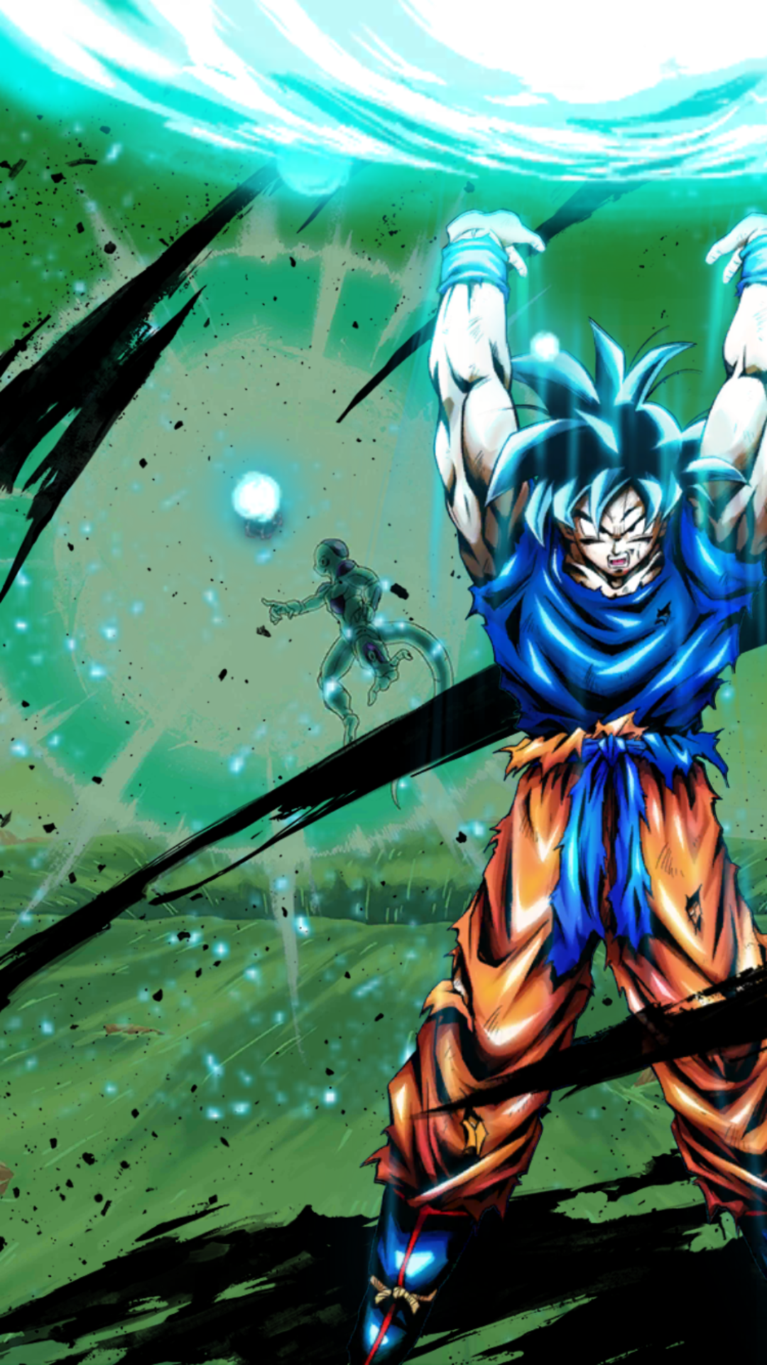 Db Legends Goku Spirit Bomb - HD Wallpaper 