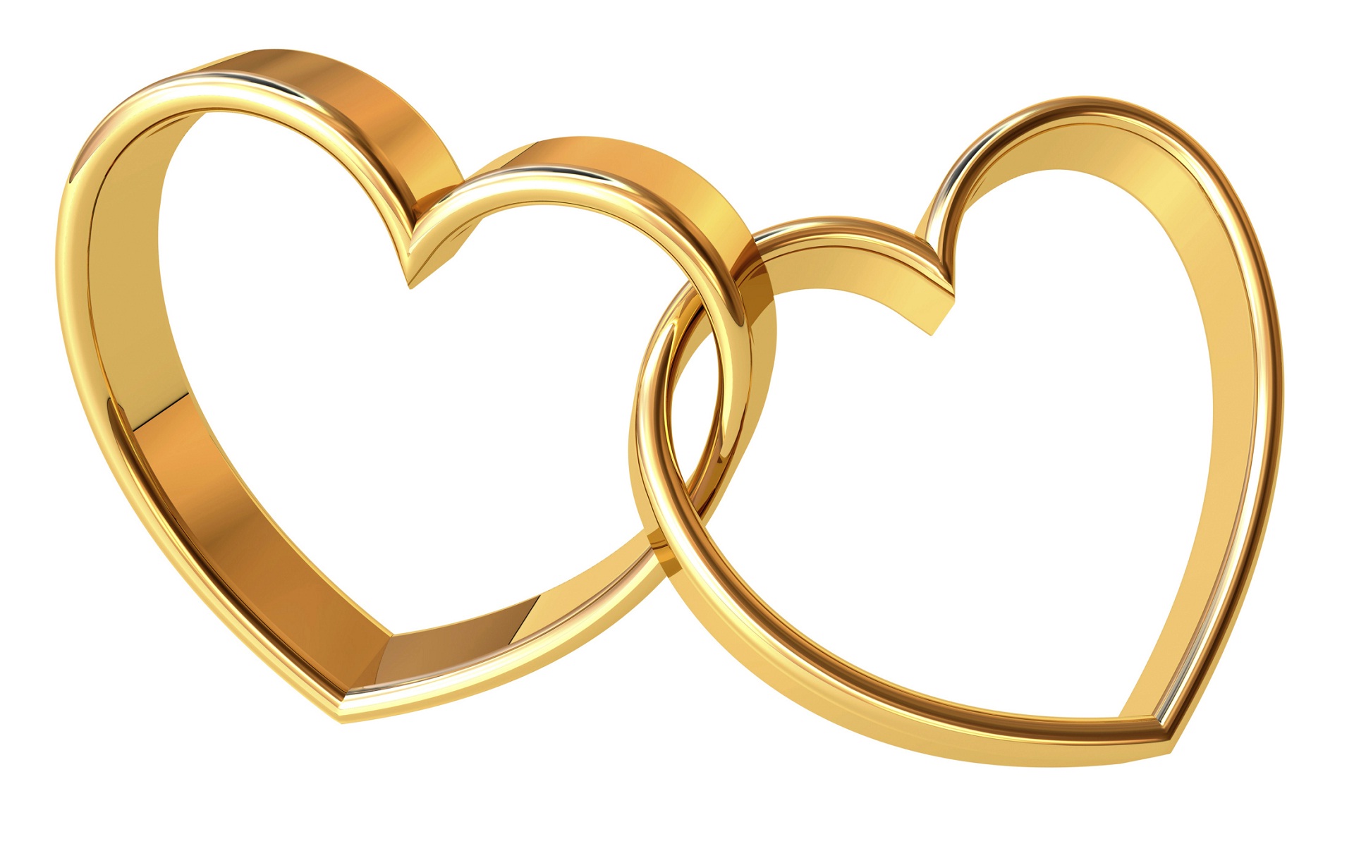 Gold Rings Heart Shape Happy Anniversary Wallpapers - Dove With Wedding Rings - HD Wallpaper 