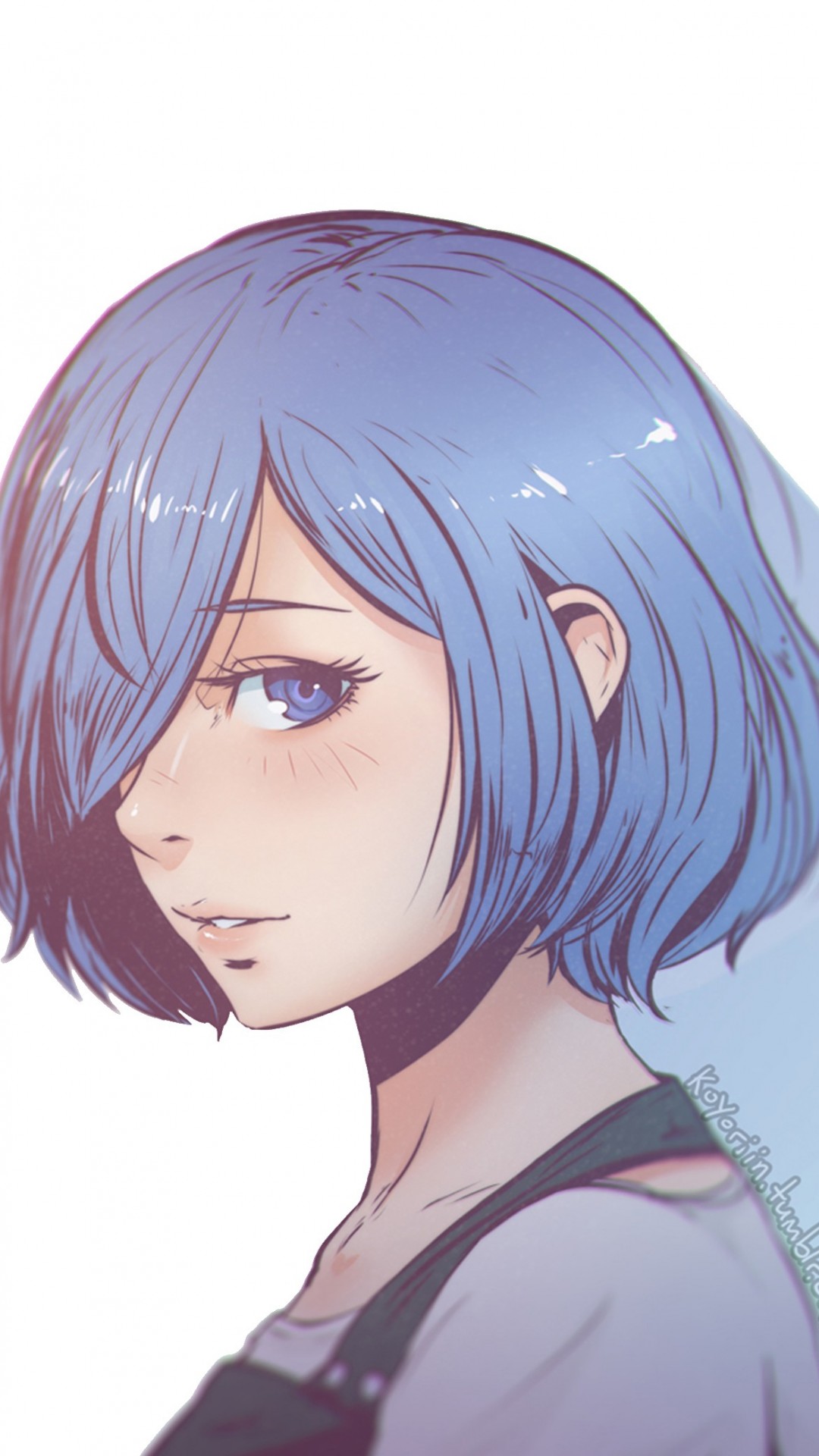 Night Core Girl Shirt Hair - HD Wallpaper 