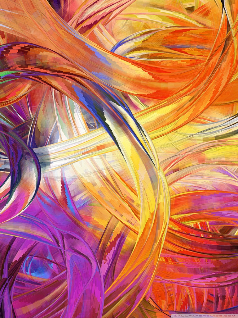 Finger Painting Abstract Art - HD Wallpaper 