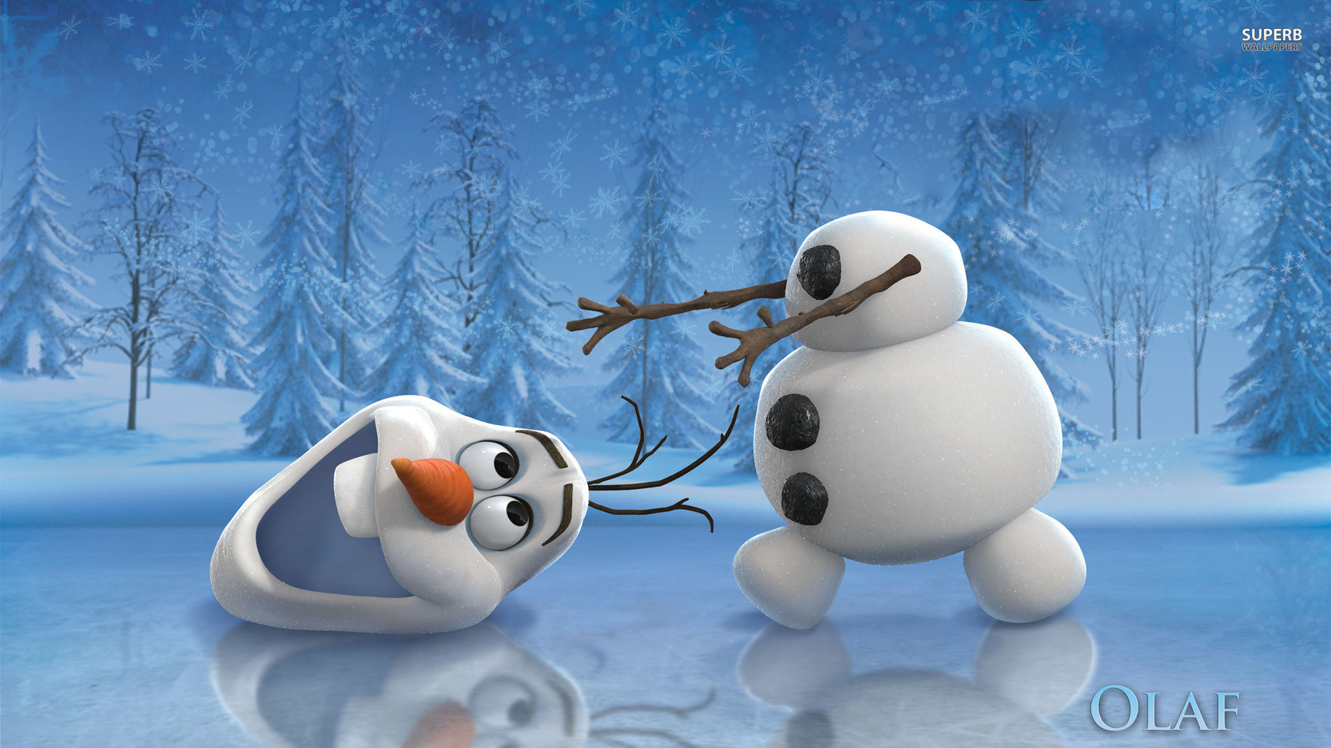 Funny Olaf In Frozen Movie Exclusive Hd Wallpapers - HD Wallpaper 
