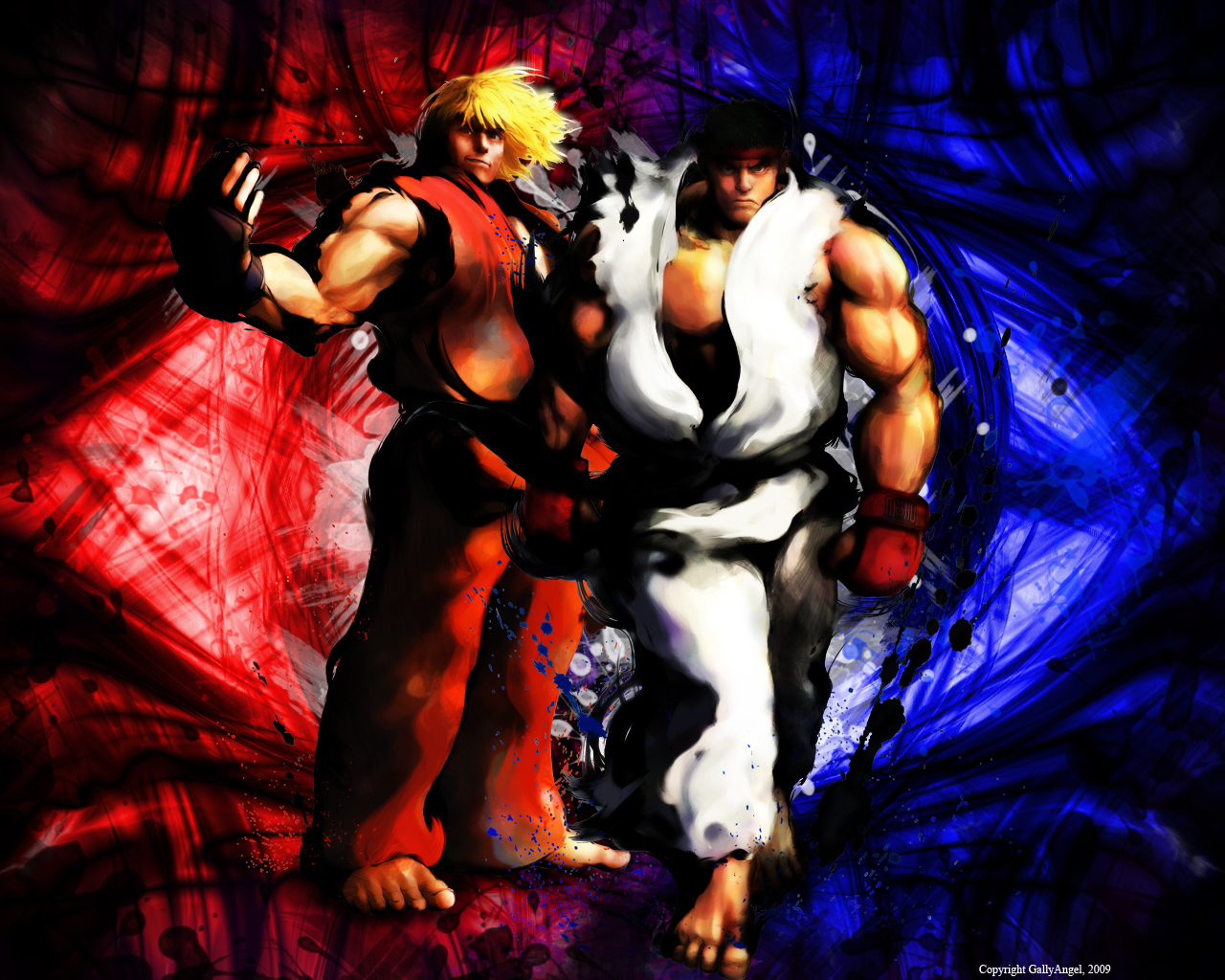 Street Fighter, Ken Masters, Ryu Wallpaper 
	style - Street Fighter 4 - HD Wallpaper 