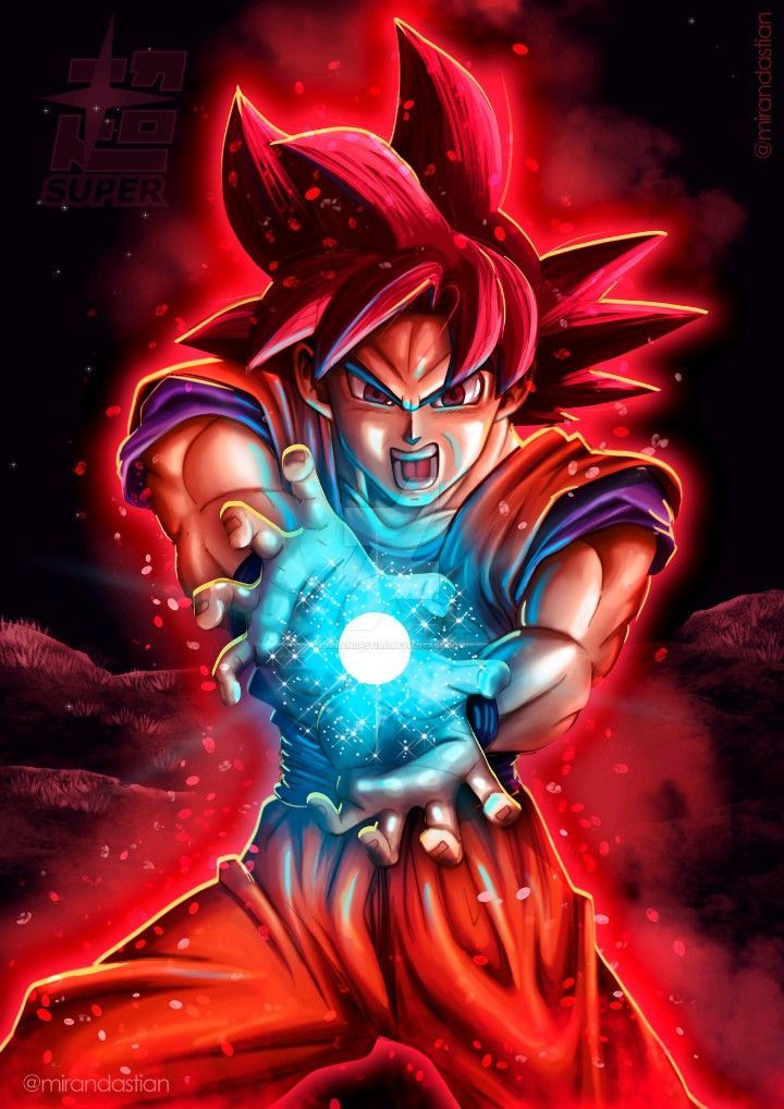 Goku Super Saiyan God 10 - 720x1018 Wallpaper 