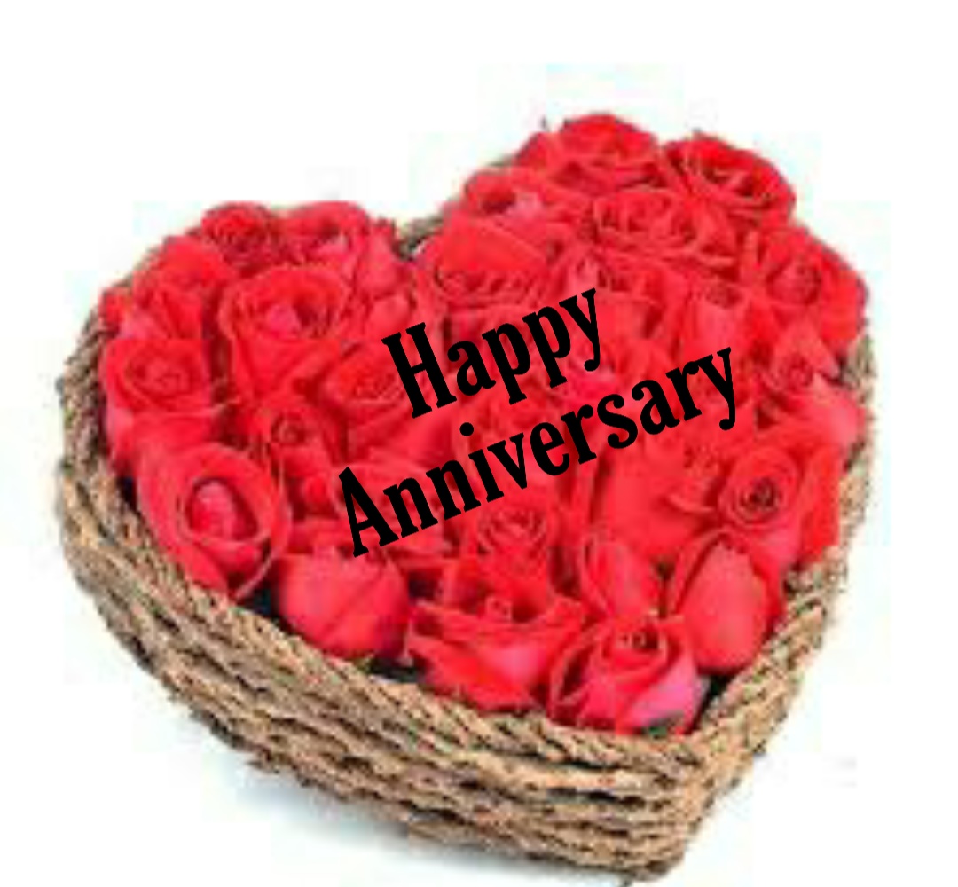 Happy Anniversary Images Free - Kiss Romantic Flowers - HD Wallpaper 