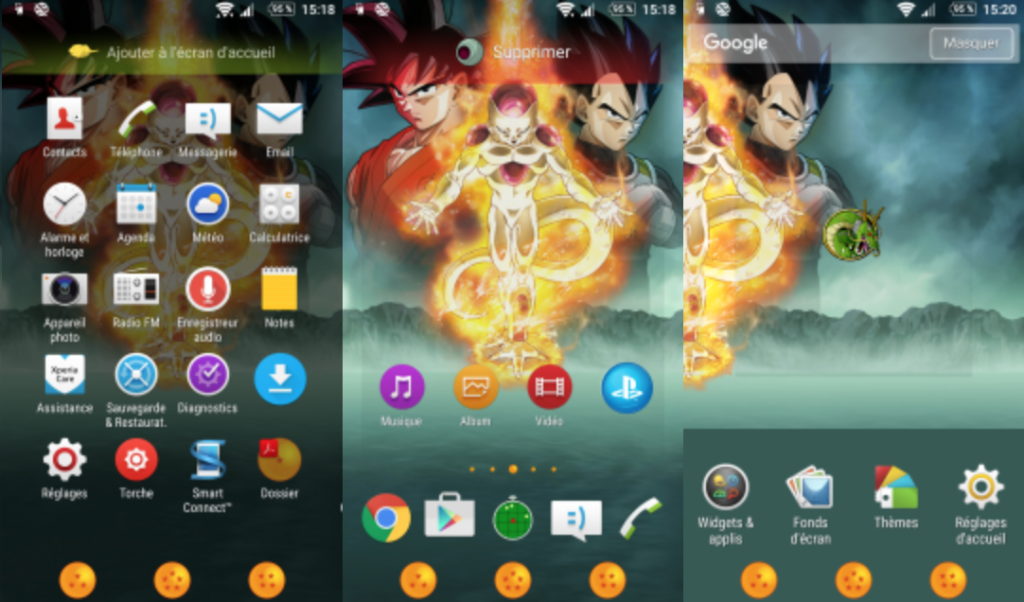 Xperia Dragon Ball Z - Dragon Ball Xperia Theme - HD Wallpaper 