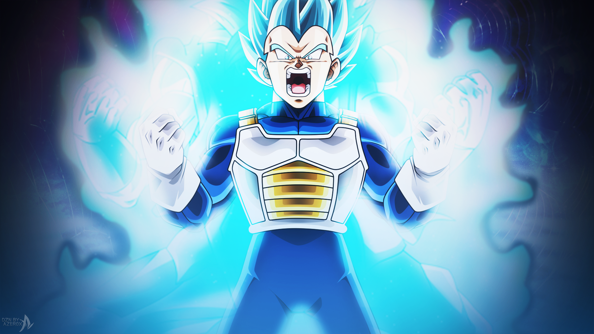 Vegeta Blue - HD Wallpaper 