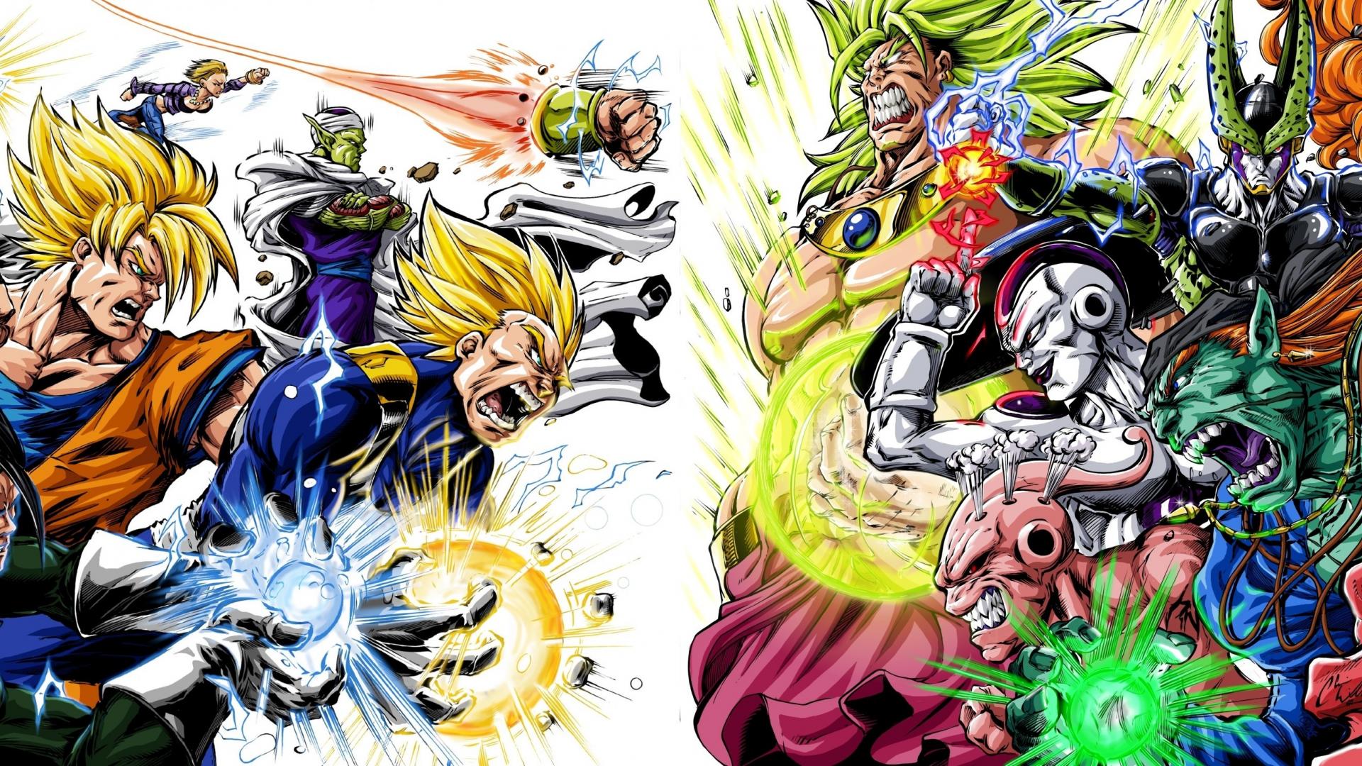 Dragon Ball Z Gt - Dragon Ball Z Heroes Vs Villains - HD Wallpaper 