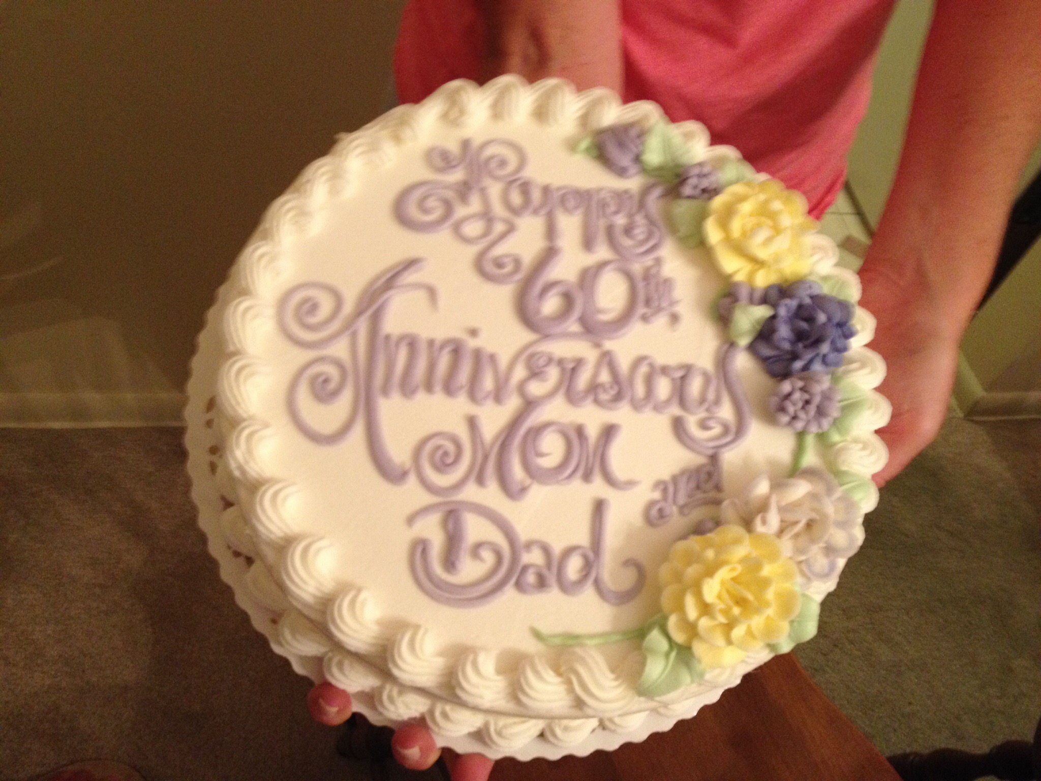 Happy Anniversary Mom & Dad - Cake Decorating - HD Wallpaper 