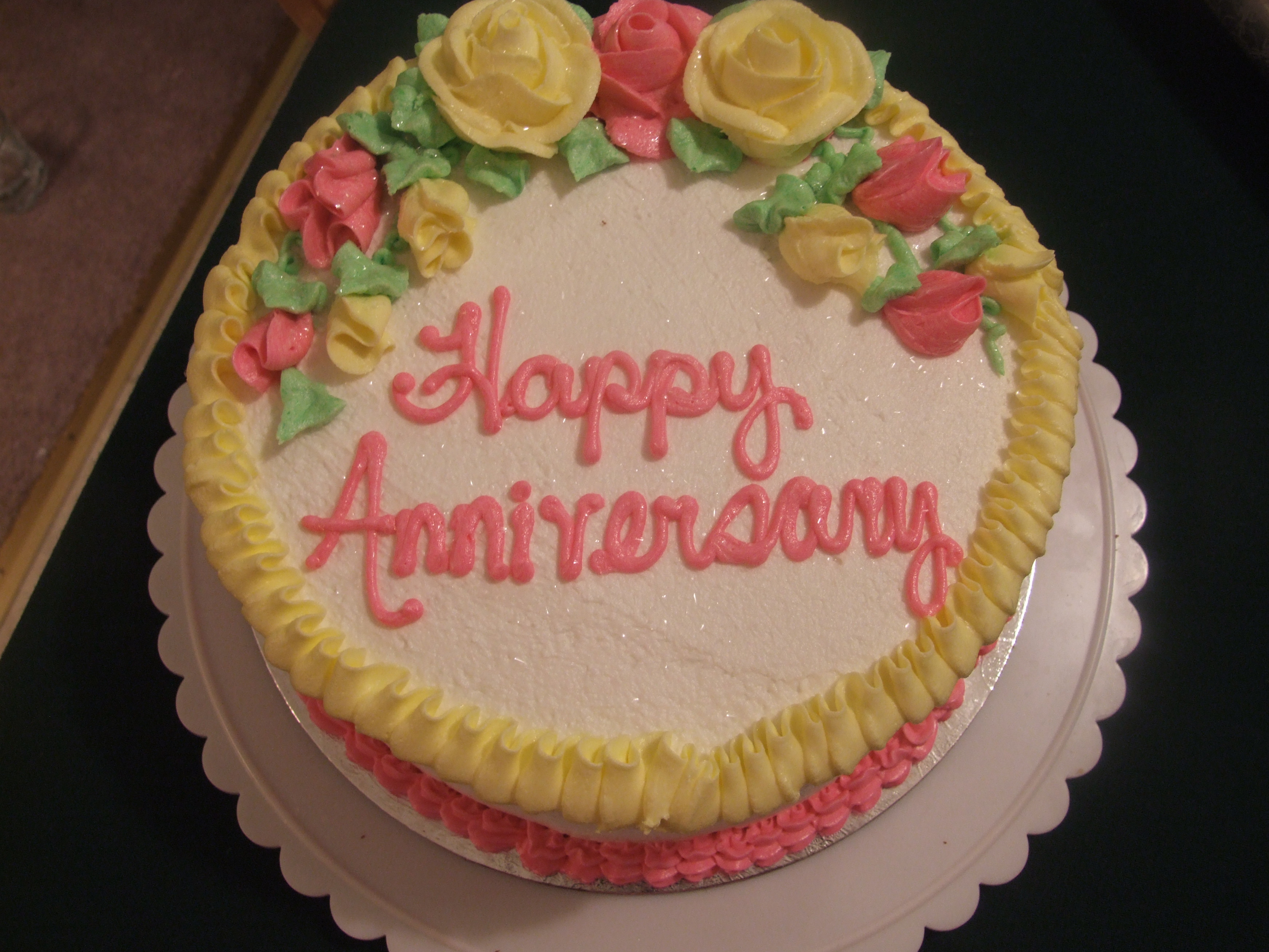 Happy Anniversary Real Cake 3488x2616 Wallpaper Teahub Io