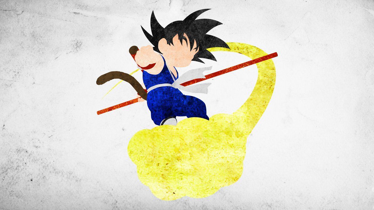 Minimalist Kid Goku - HD Wallpaper 