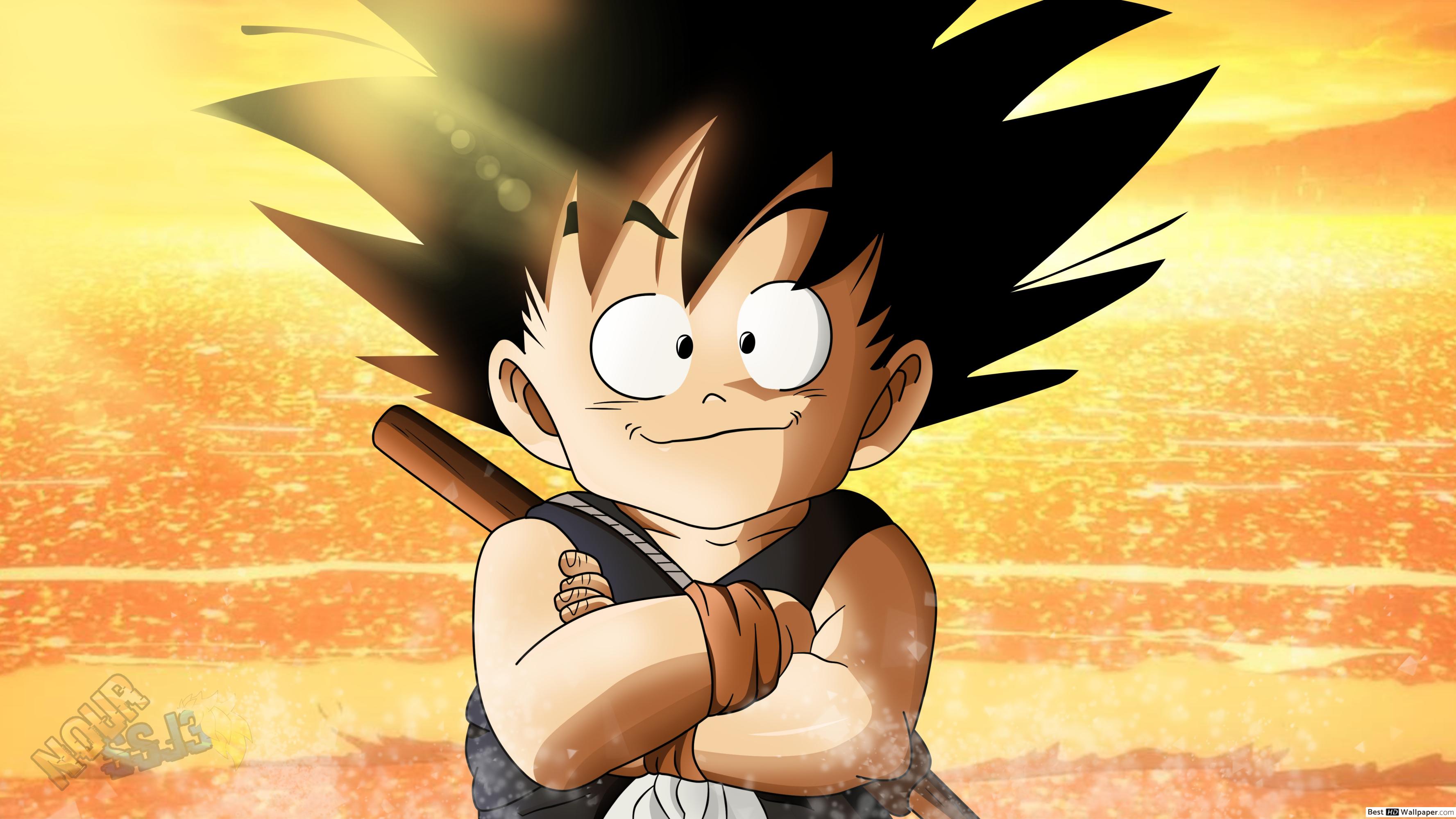 Son Goku Wallpaper Art Hd - HD Wallpaper 